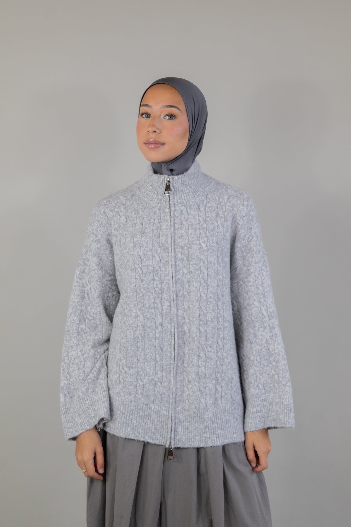 Gilet en maille - Gris