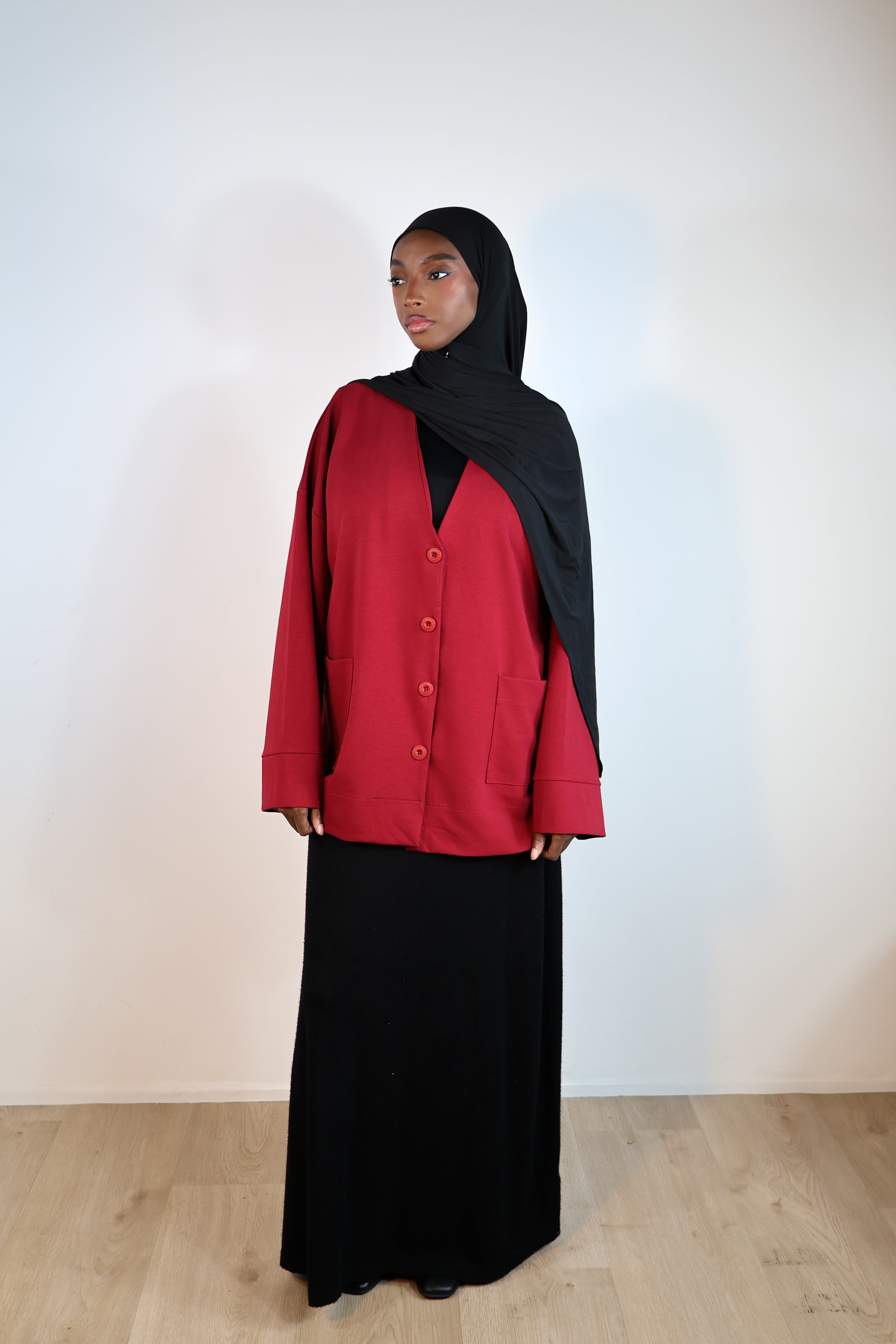 Cardigan - Rouge bordeaux