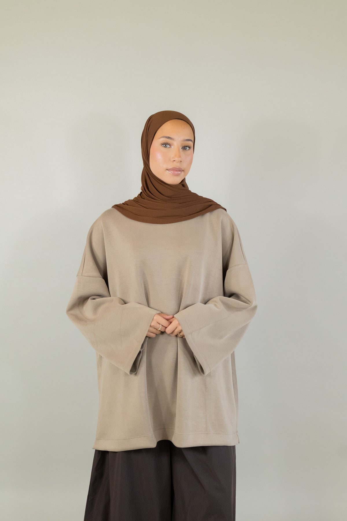 T- shirt modal - Taupe