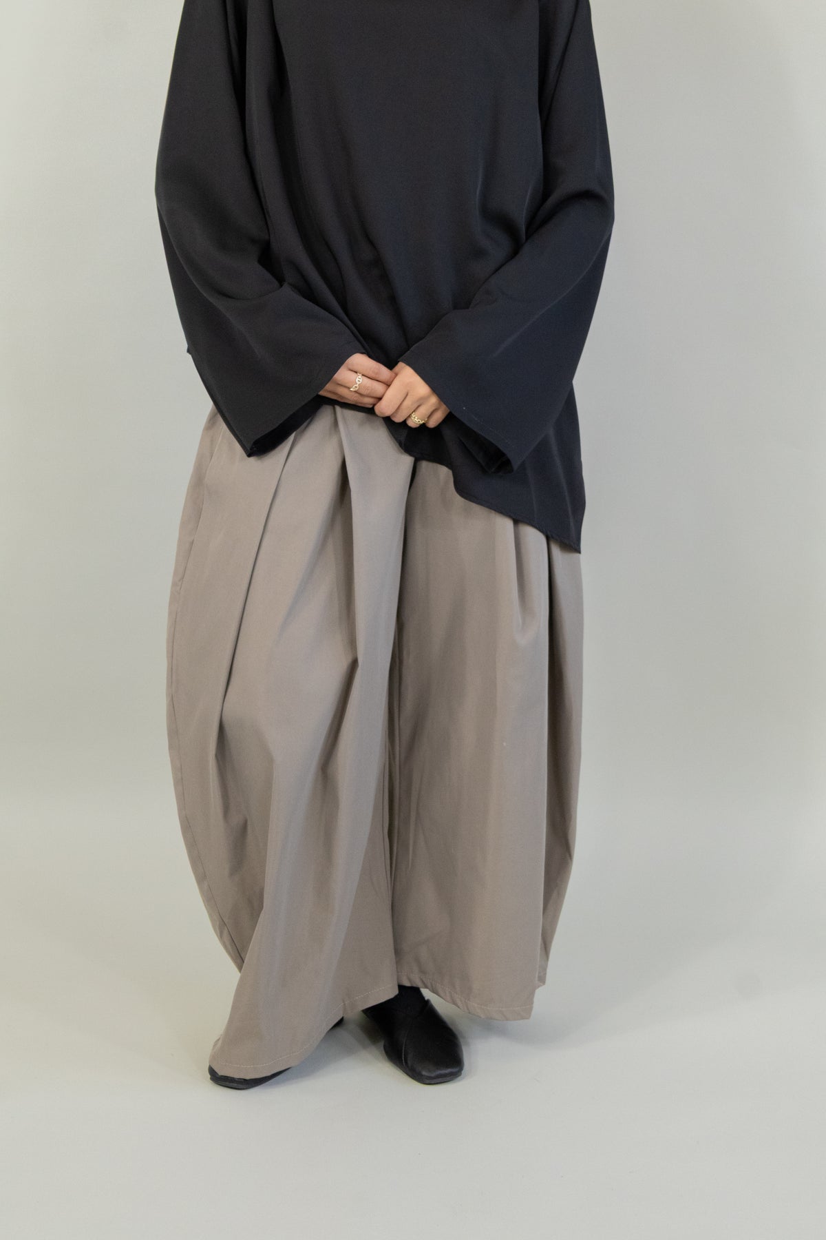 Pantalon boule - Taupe