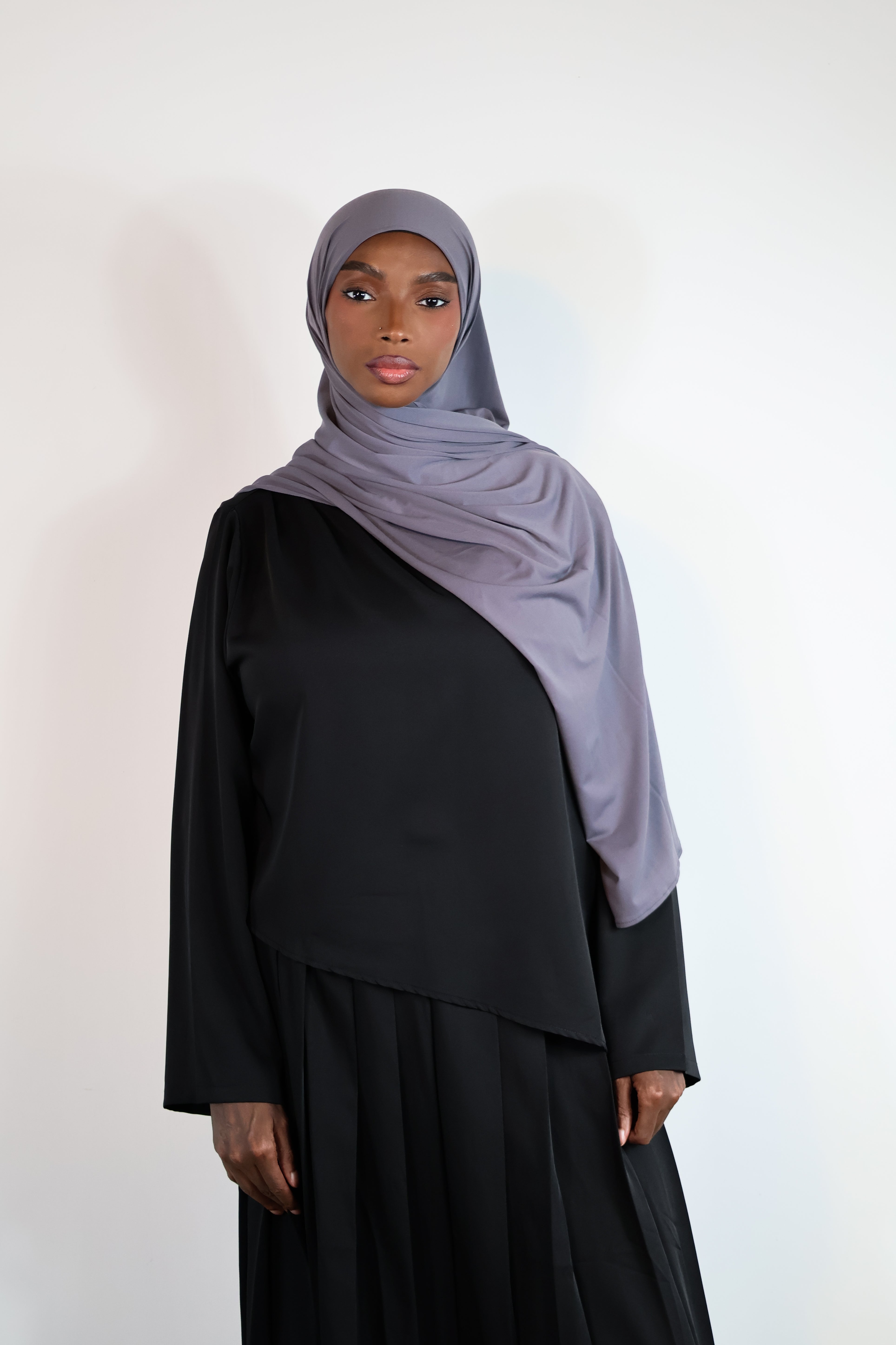 Haut court asymétrique - Noir