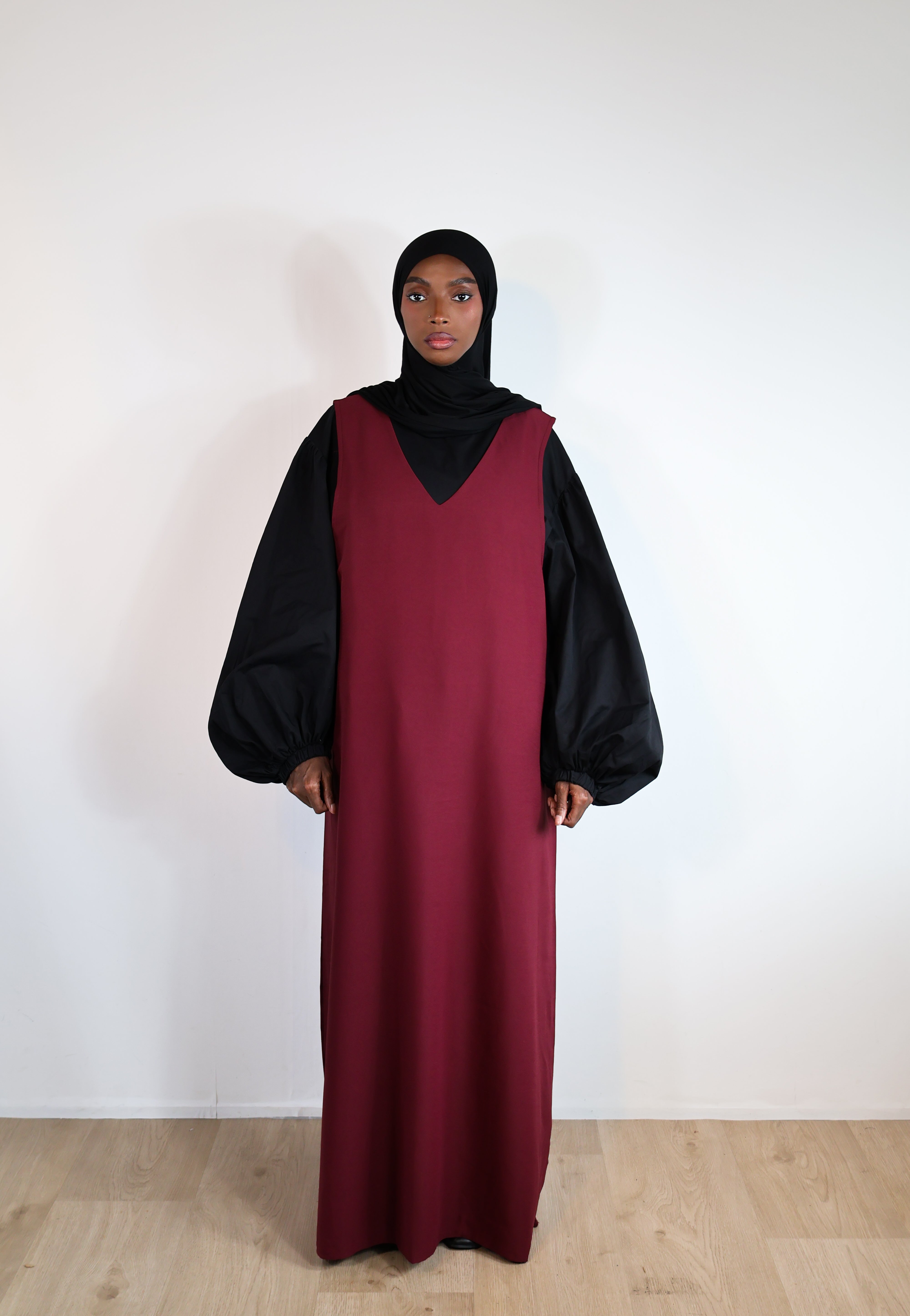 Robe sans manches - Bordeaux
