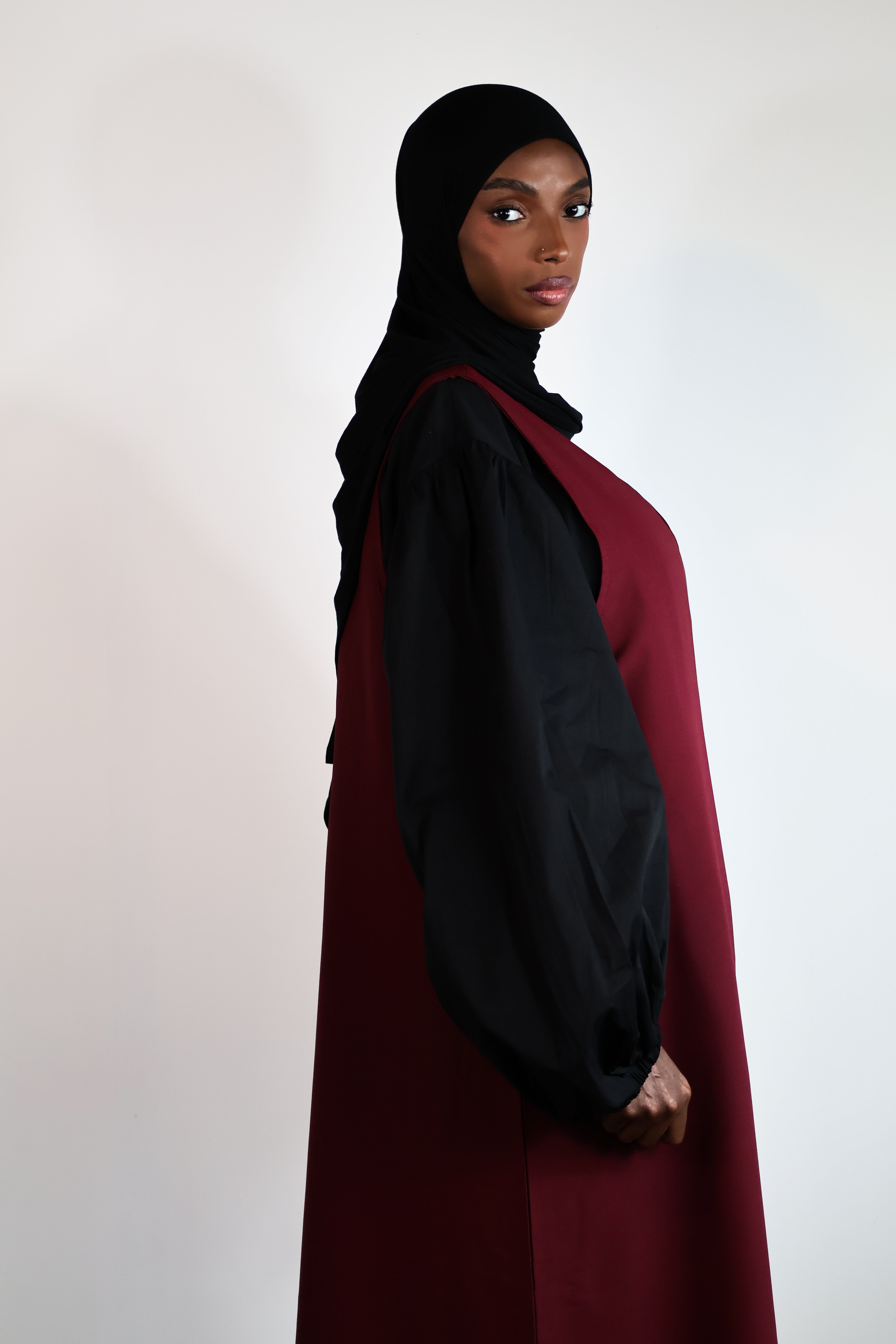 Robe sans manches - Bordeaux