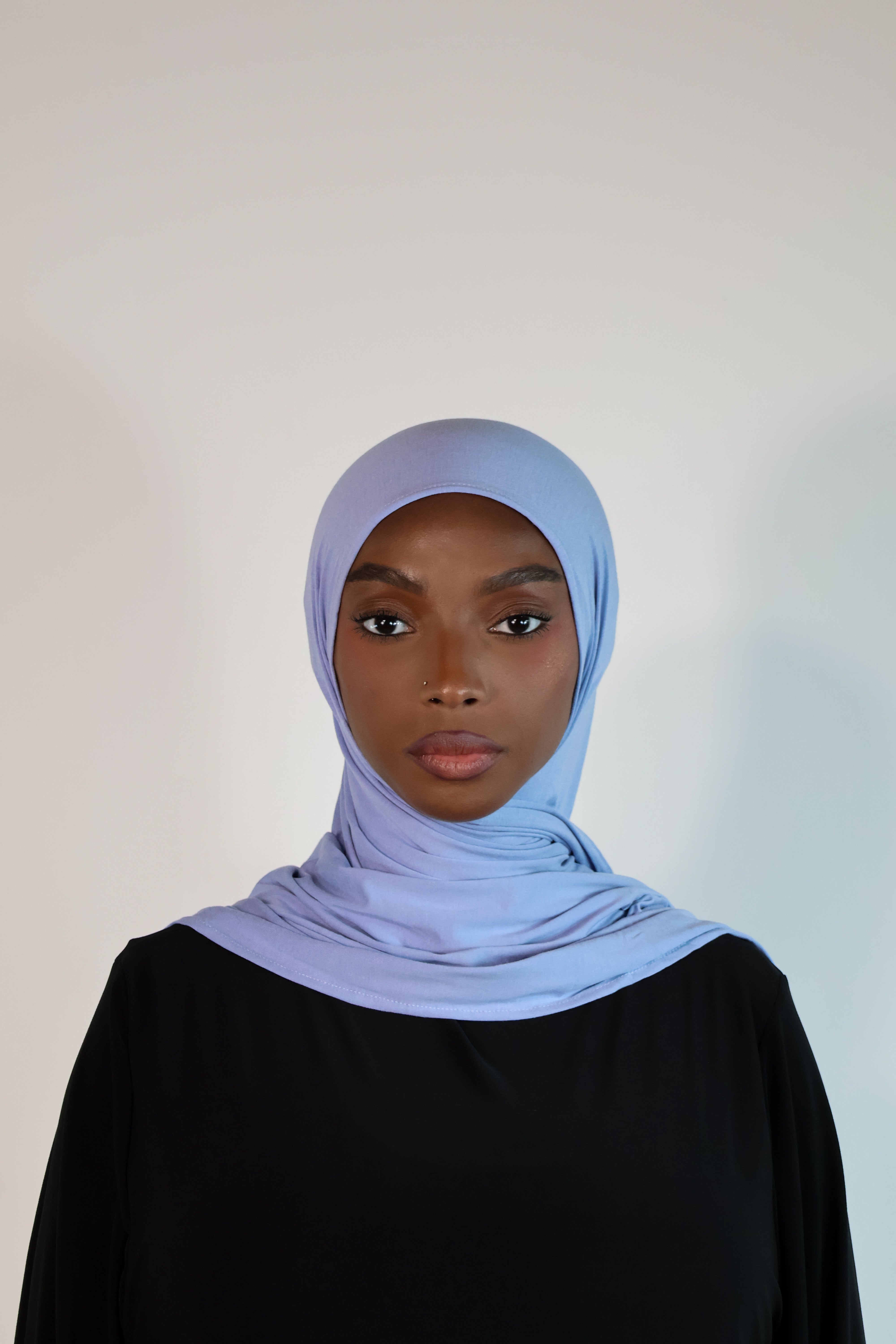 Hijab en jersey bamboo - Sky