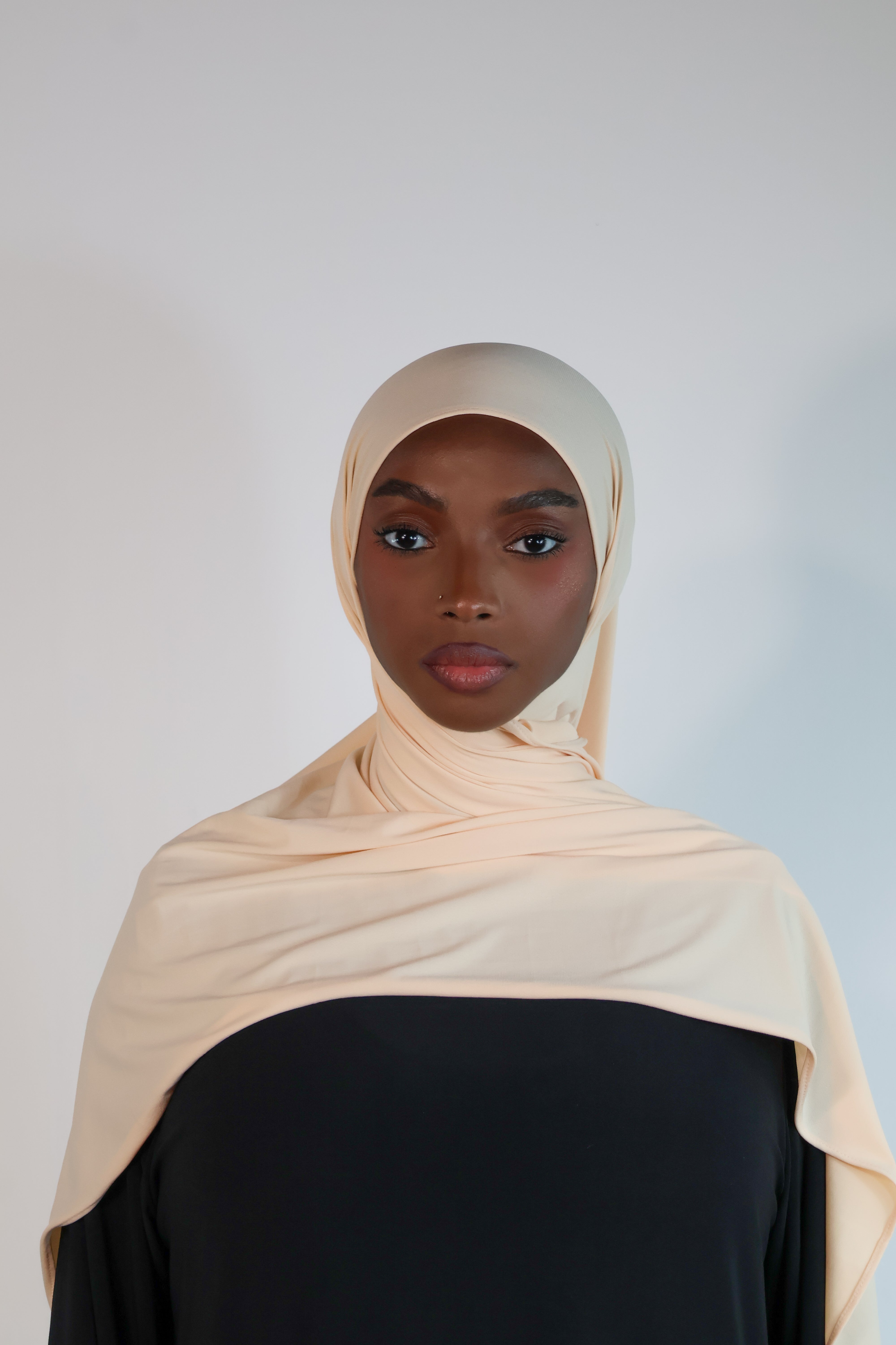 Premium Jersey Hijab - Honey