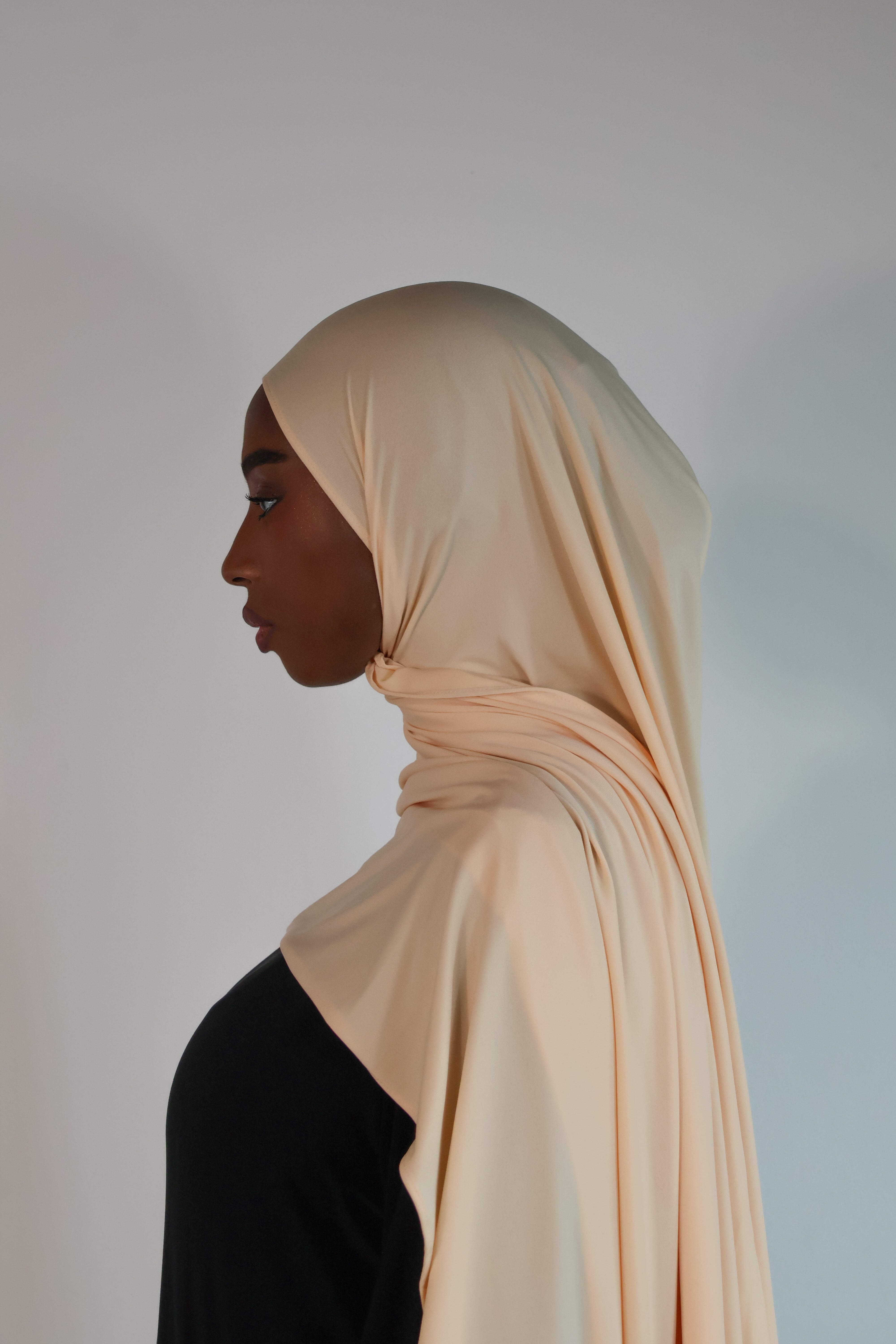 Premium Jersey Hijab - Honey