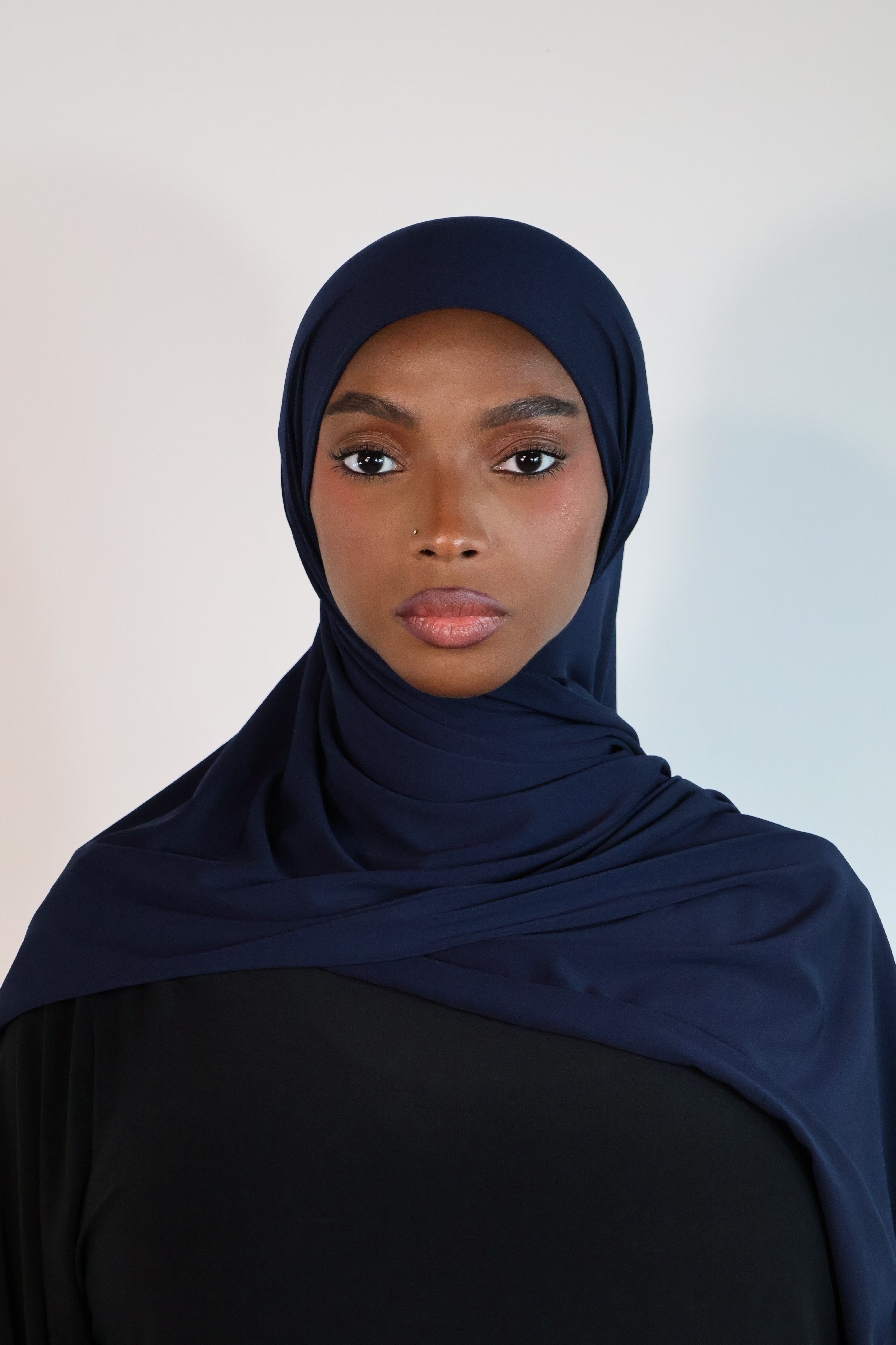 Hijab en jersey premium - Navy