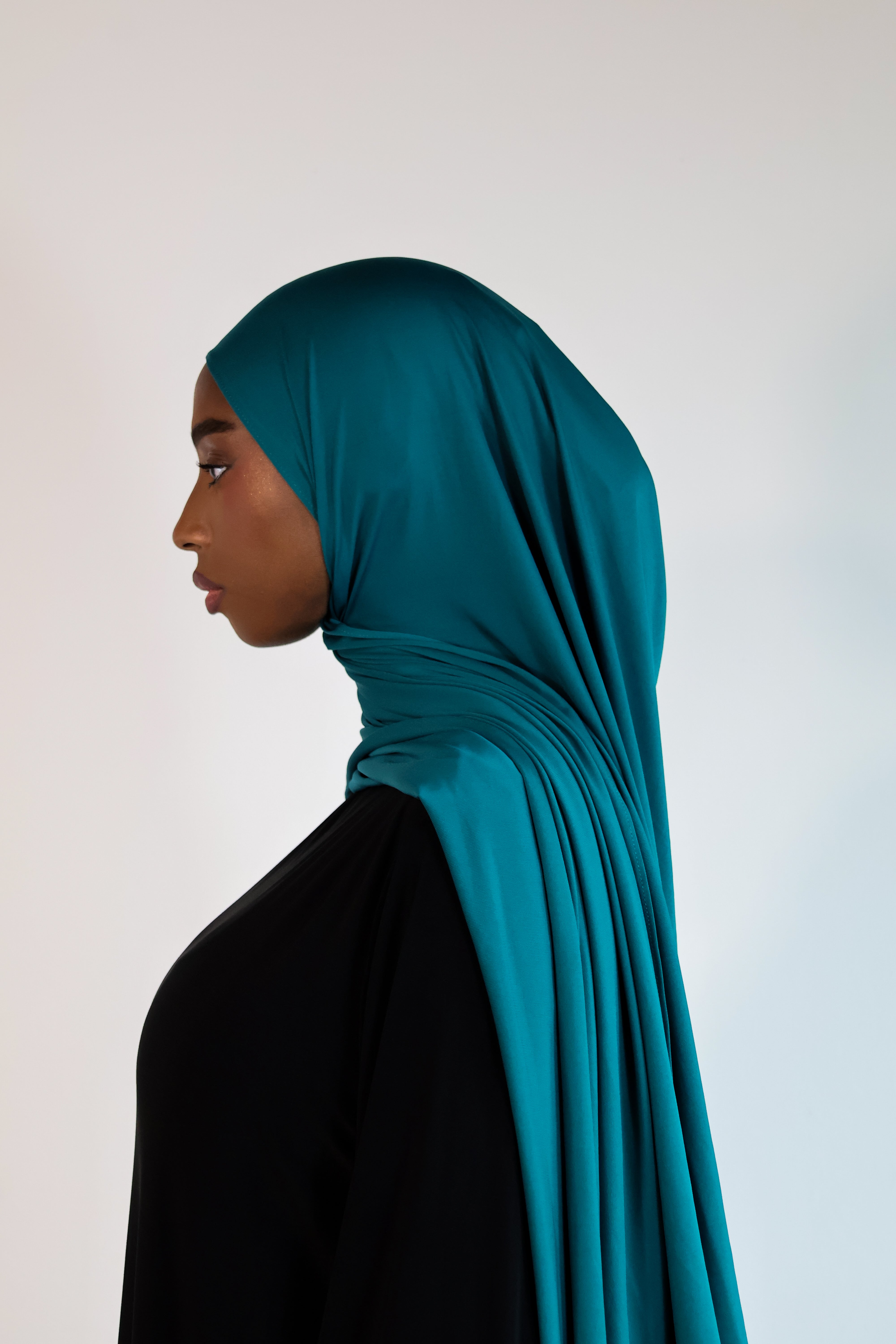 Hijab en jersey premium - Teal