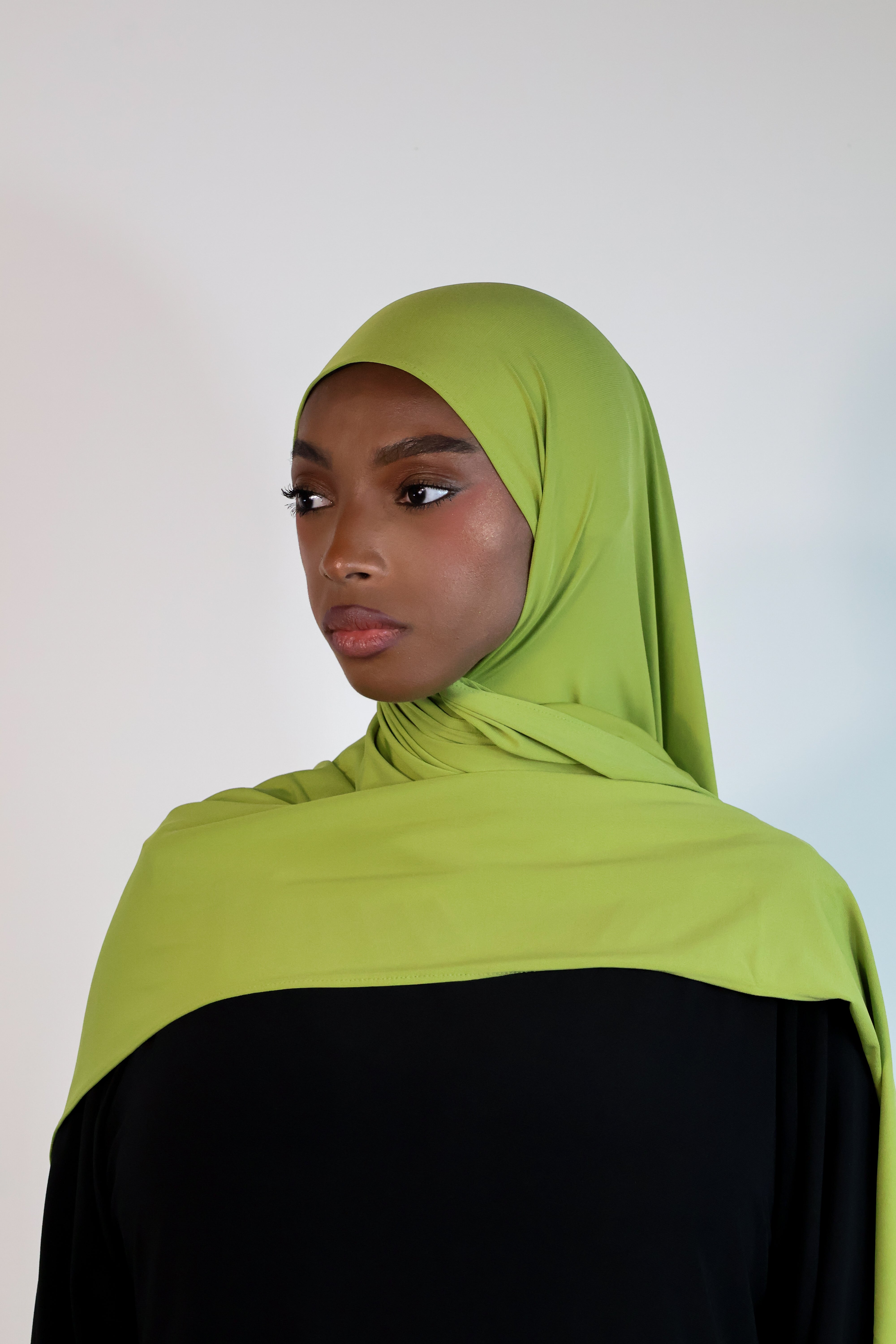Premium jersey hijab - Pistachio