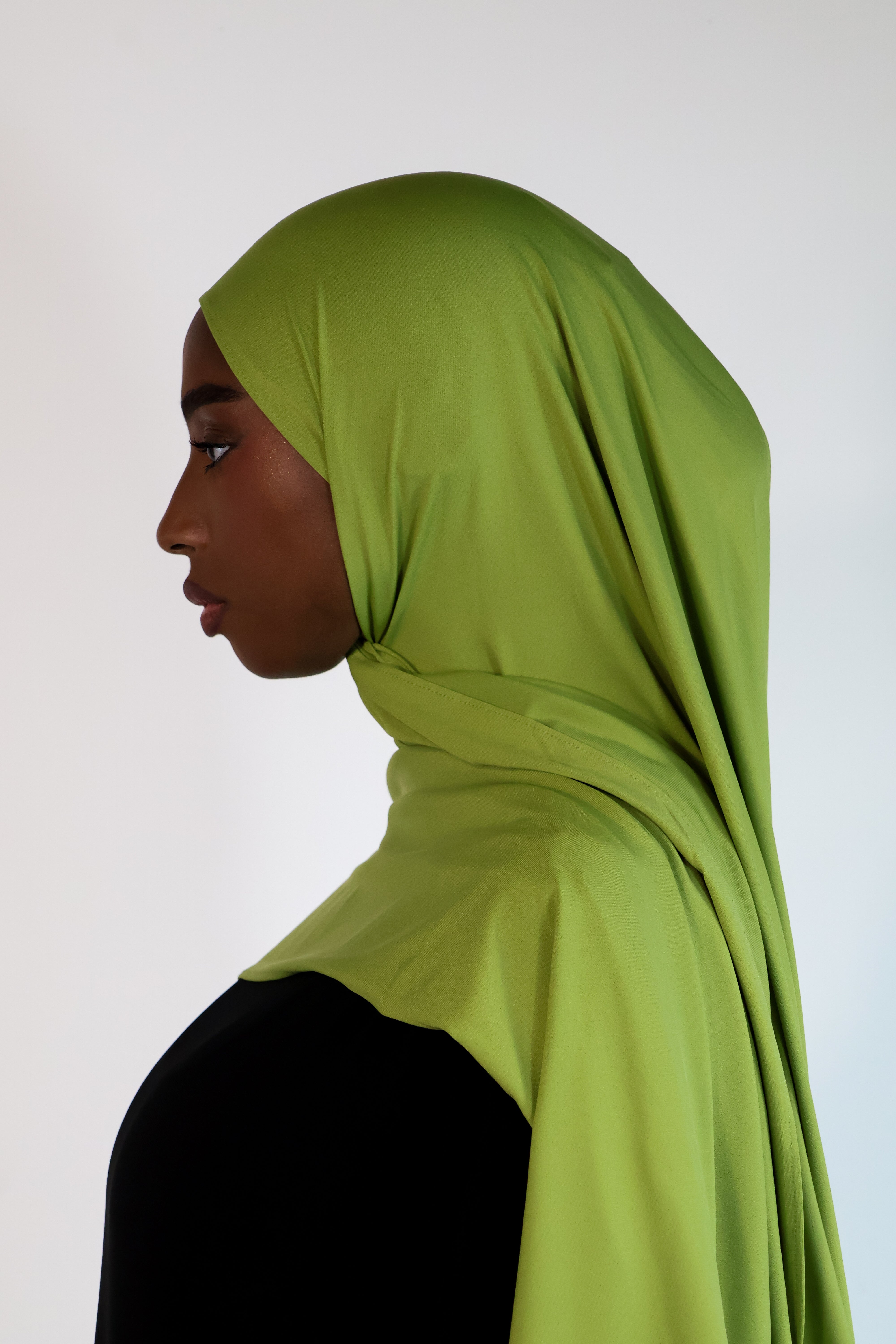 Premium jersey hijab - Pistachio