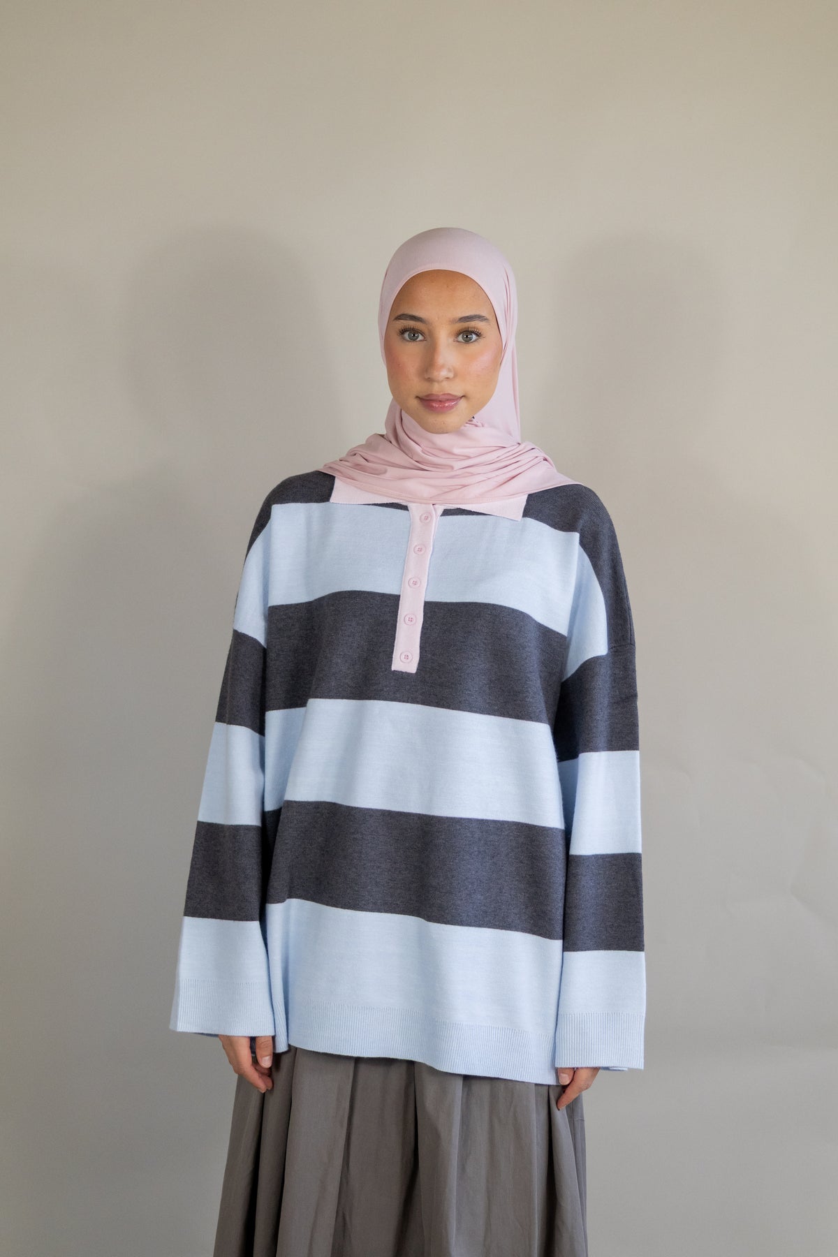 Pull marinière - Bleu