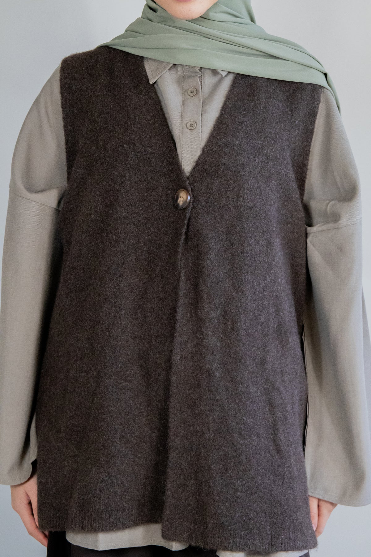 Gilet sans manches - Marron