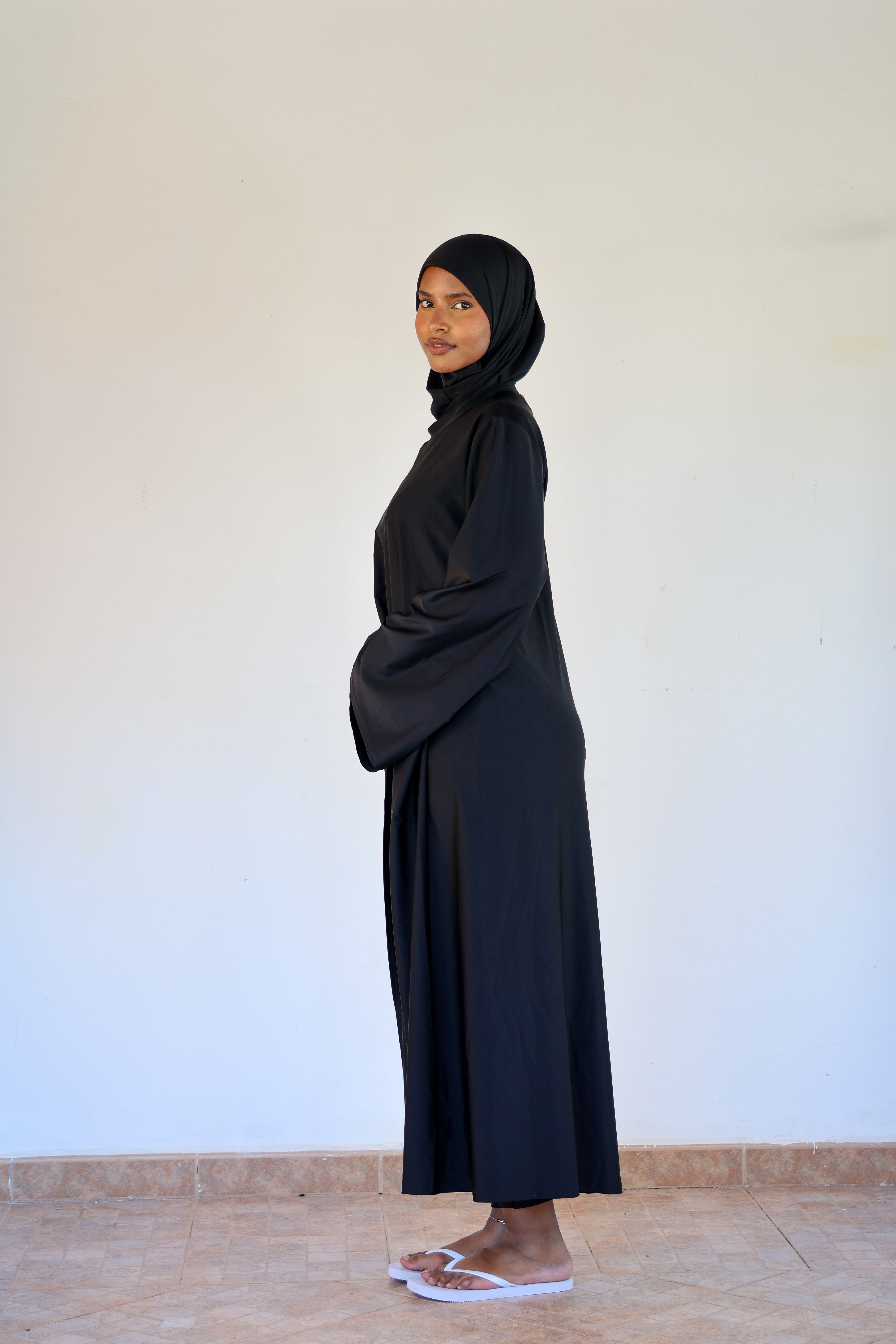 Burkini croisé - Noir