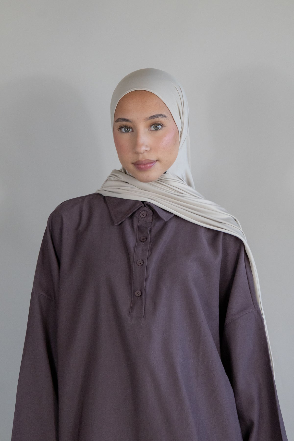 Chemise tencel - Prune
