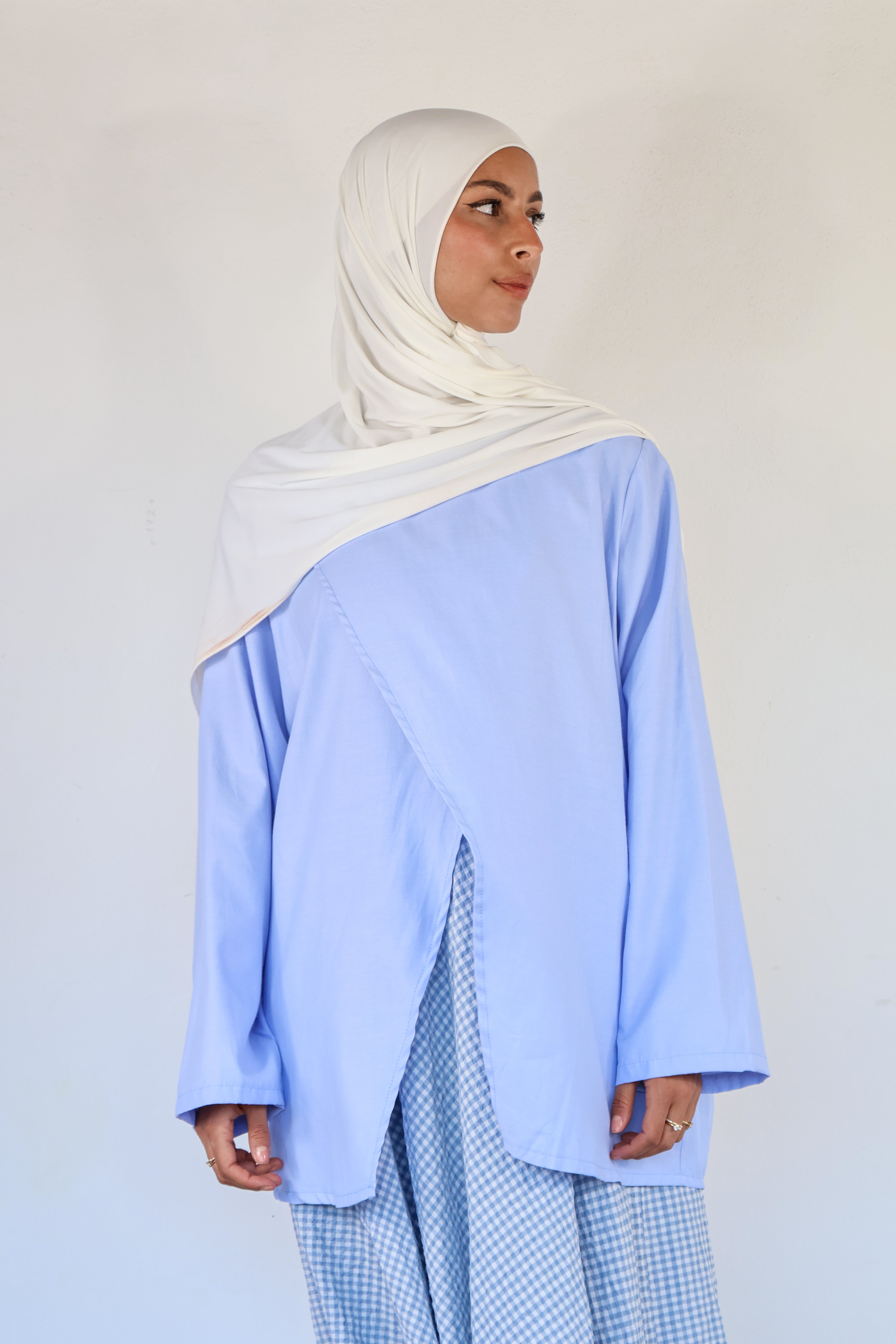 Haut croisé - Bleu ciel