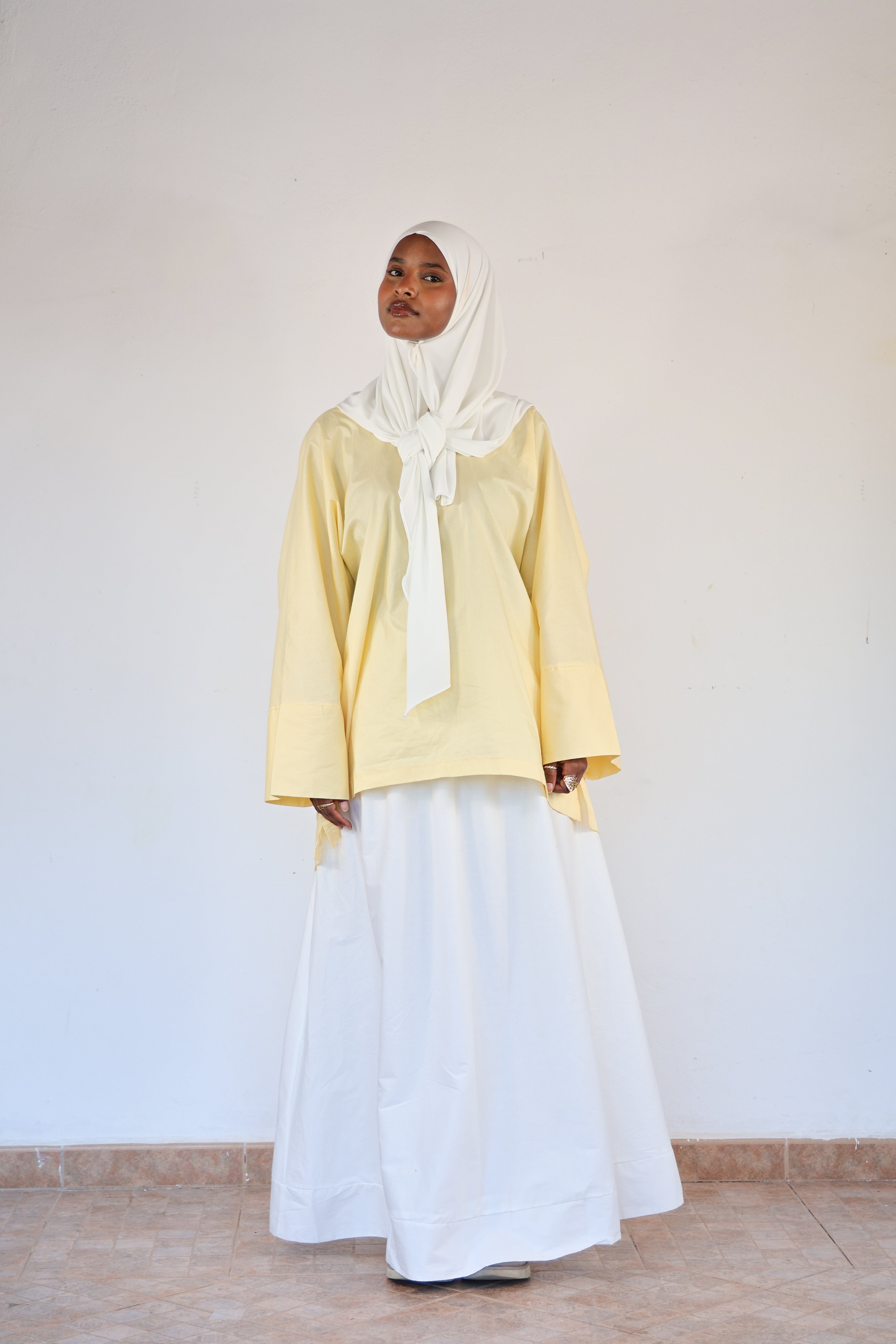 Haut NARA coton - Jaune