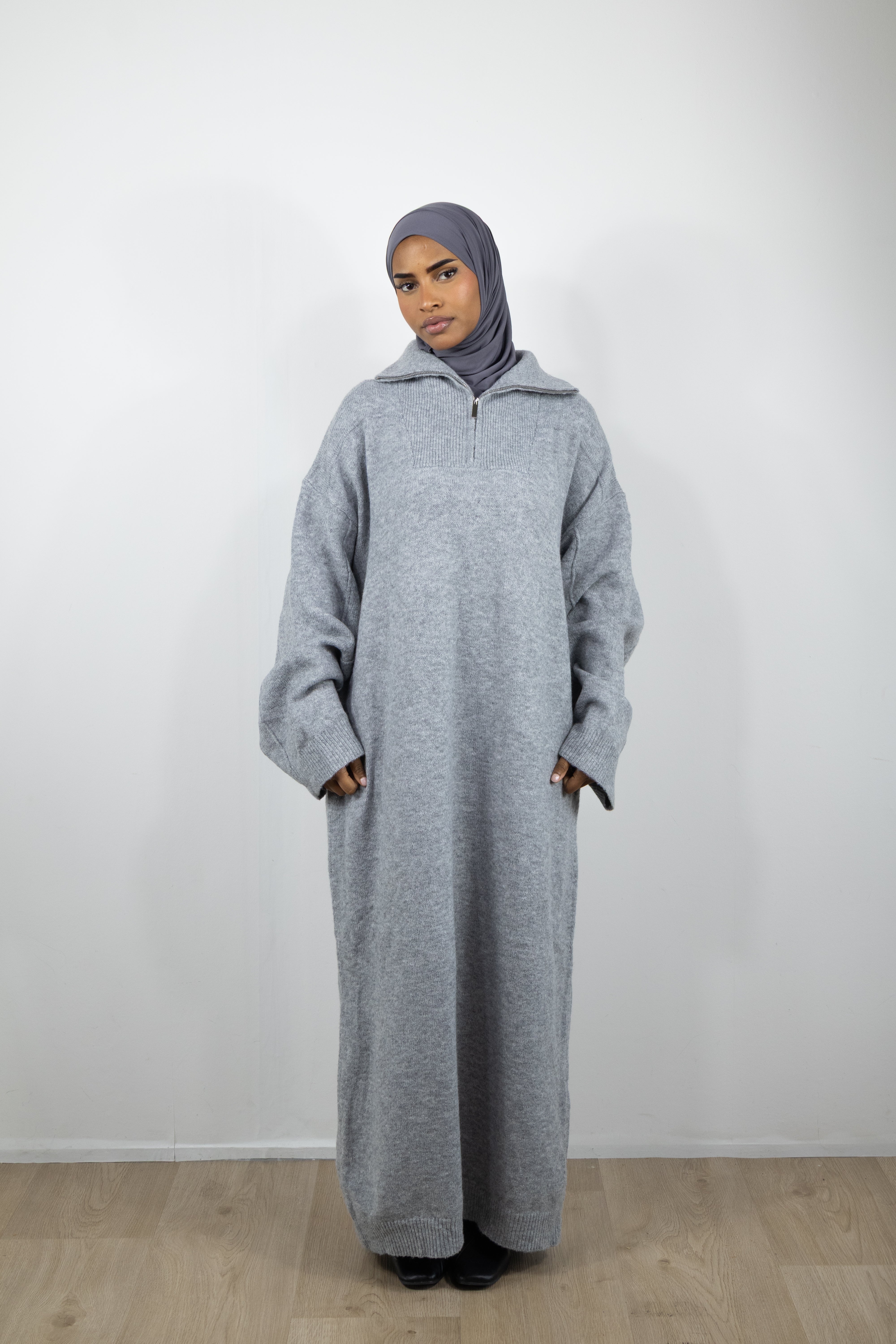 Robe en laine oversize