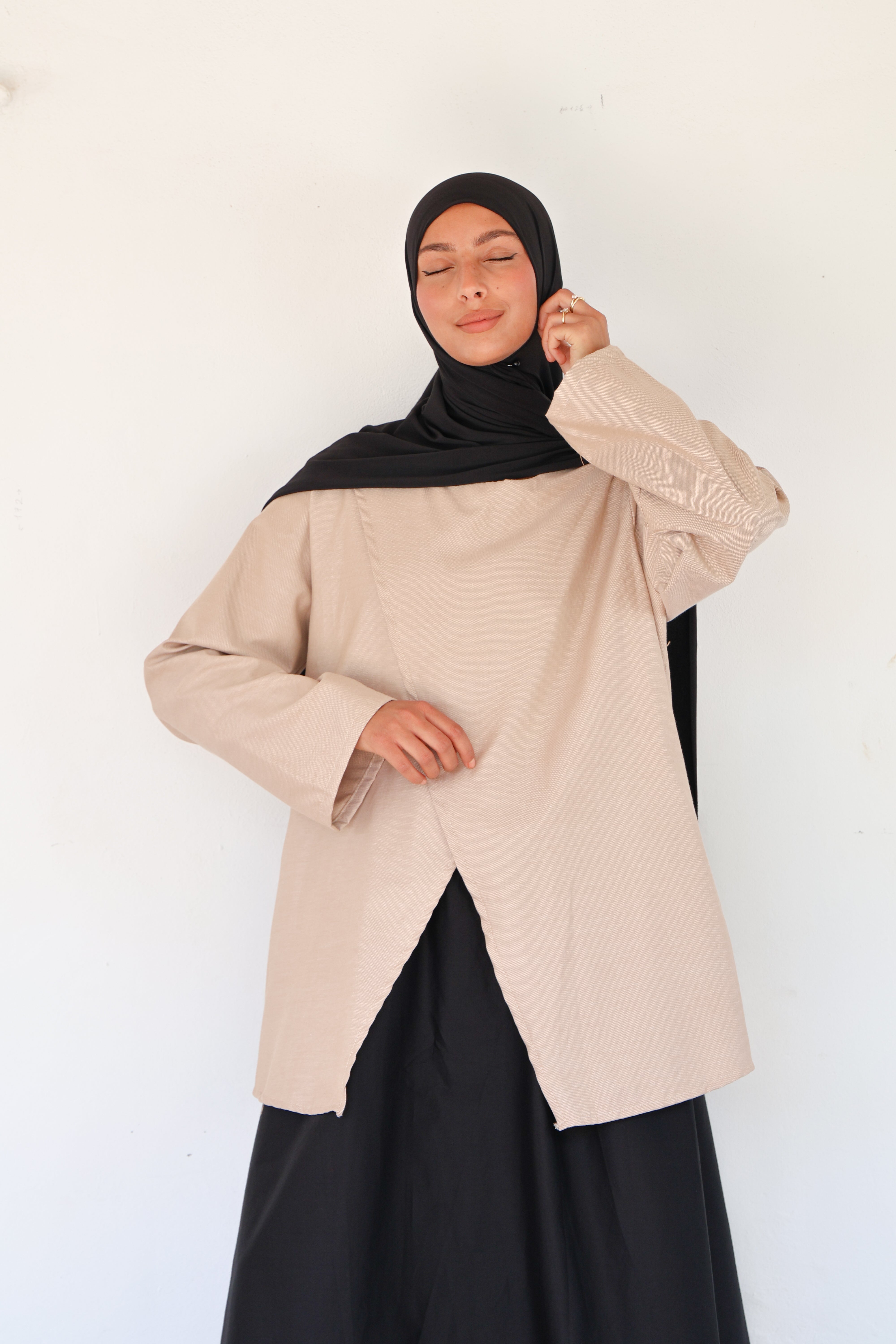 Crossover top - Camel