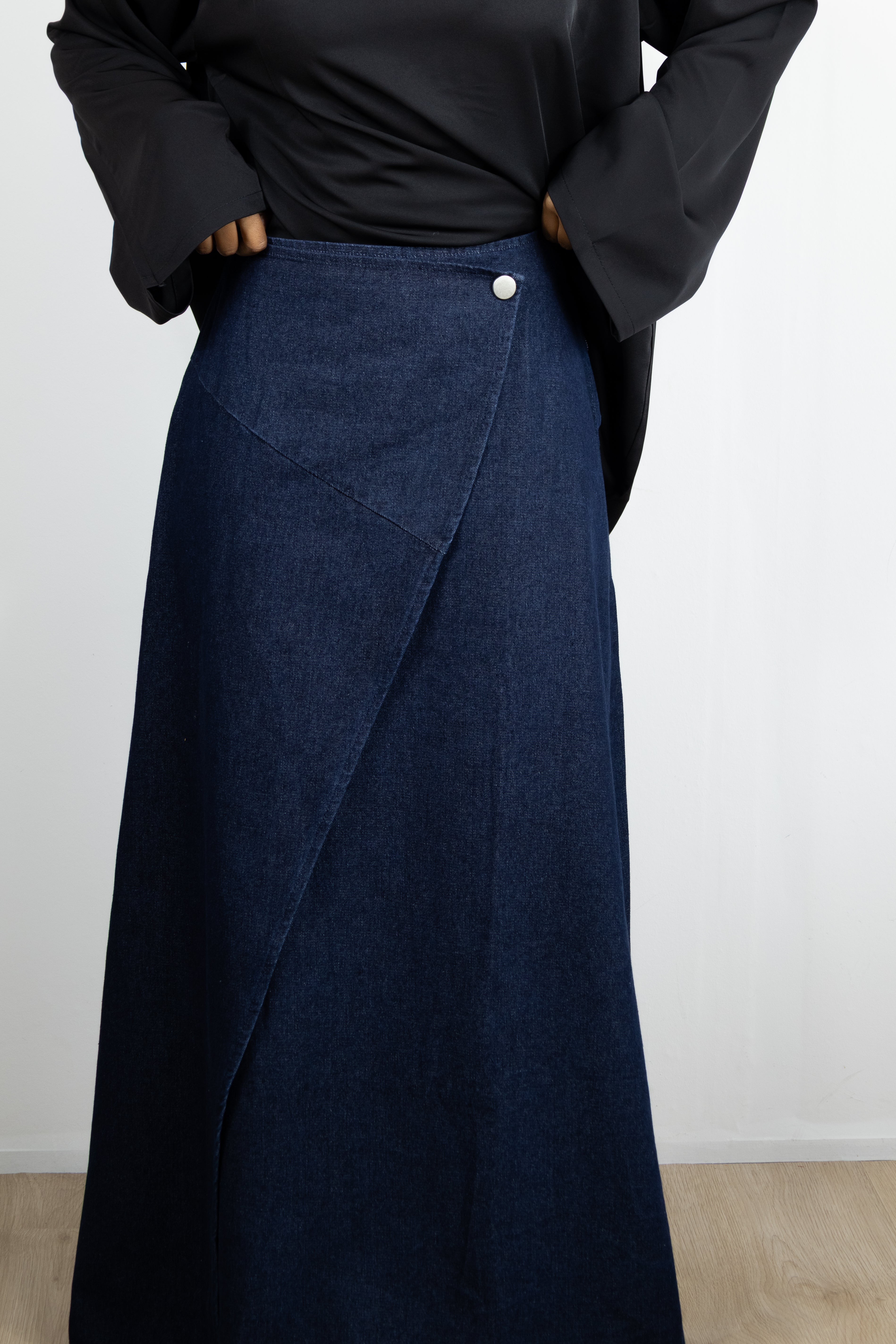 Jupe en jean asymétrique (+ couleurs)