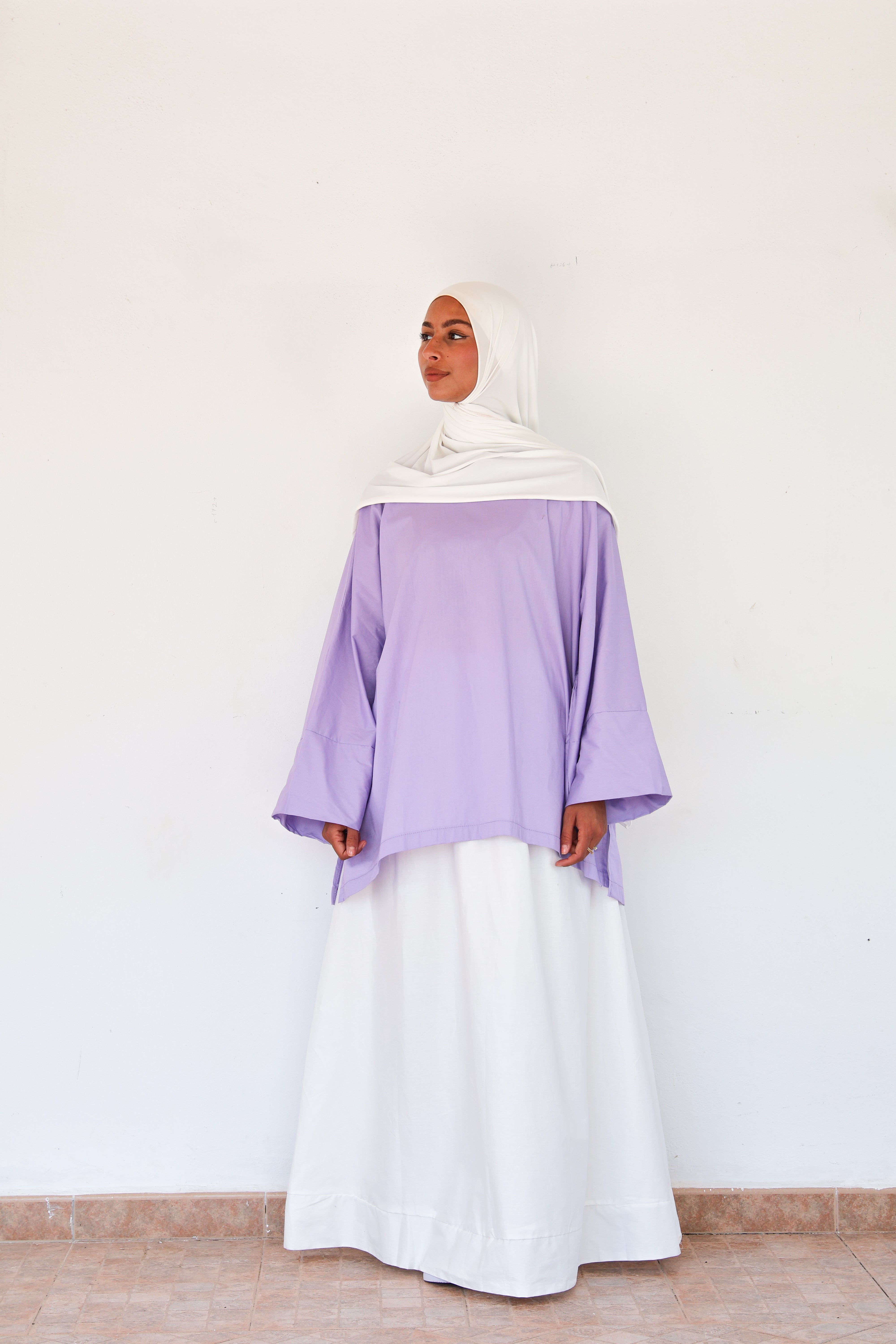 Haut NARA coton - Lila