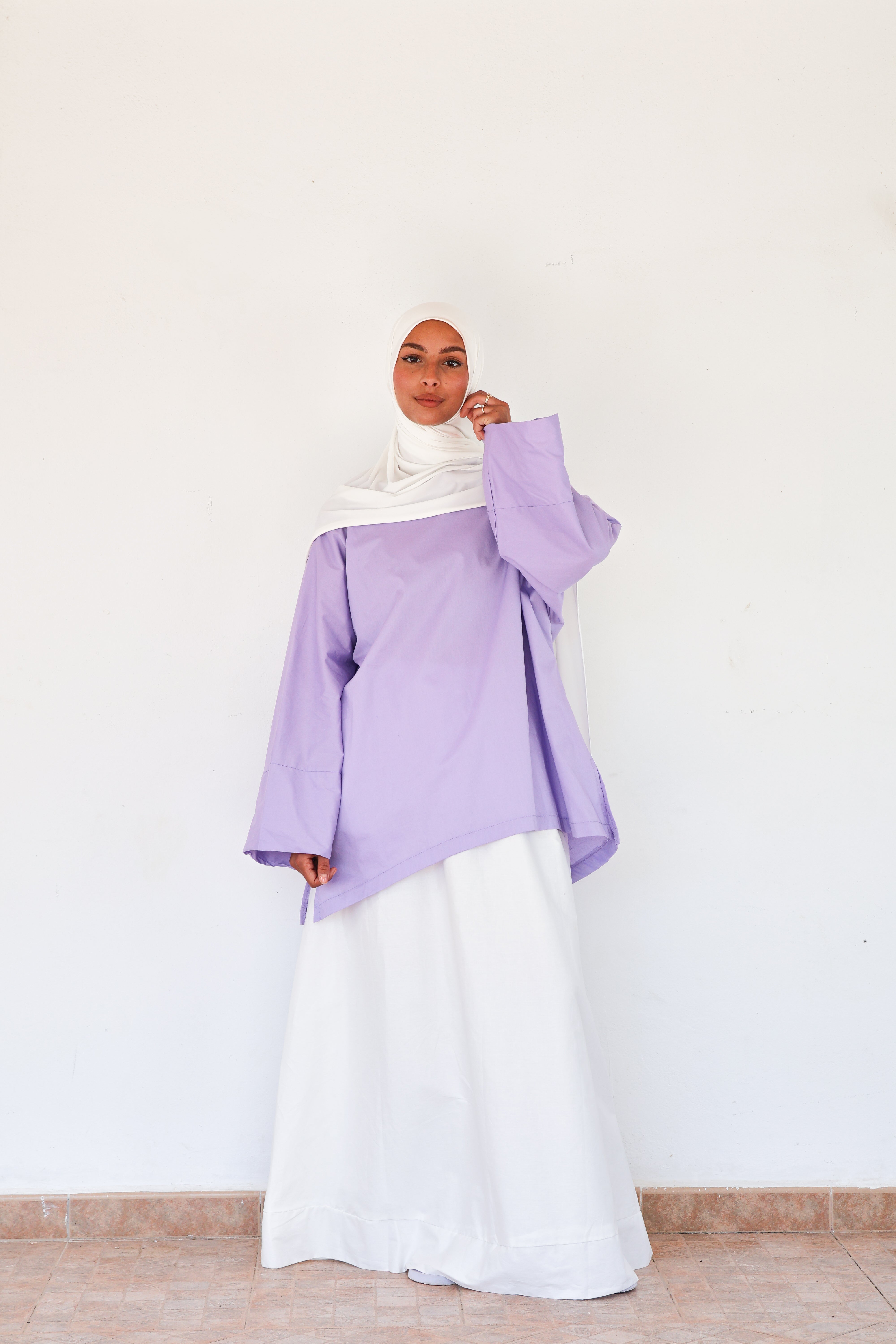 Haut NARA coton - Lila