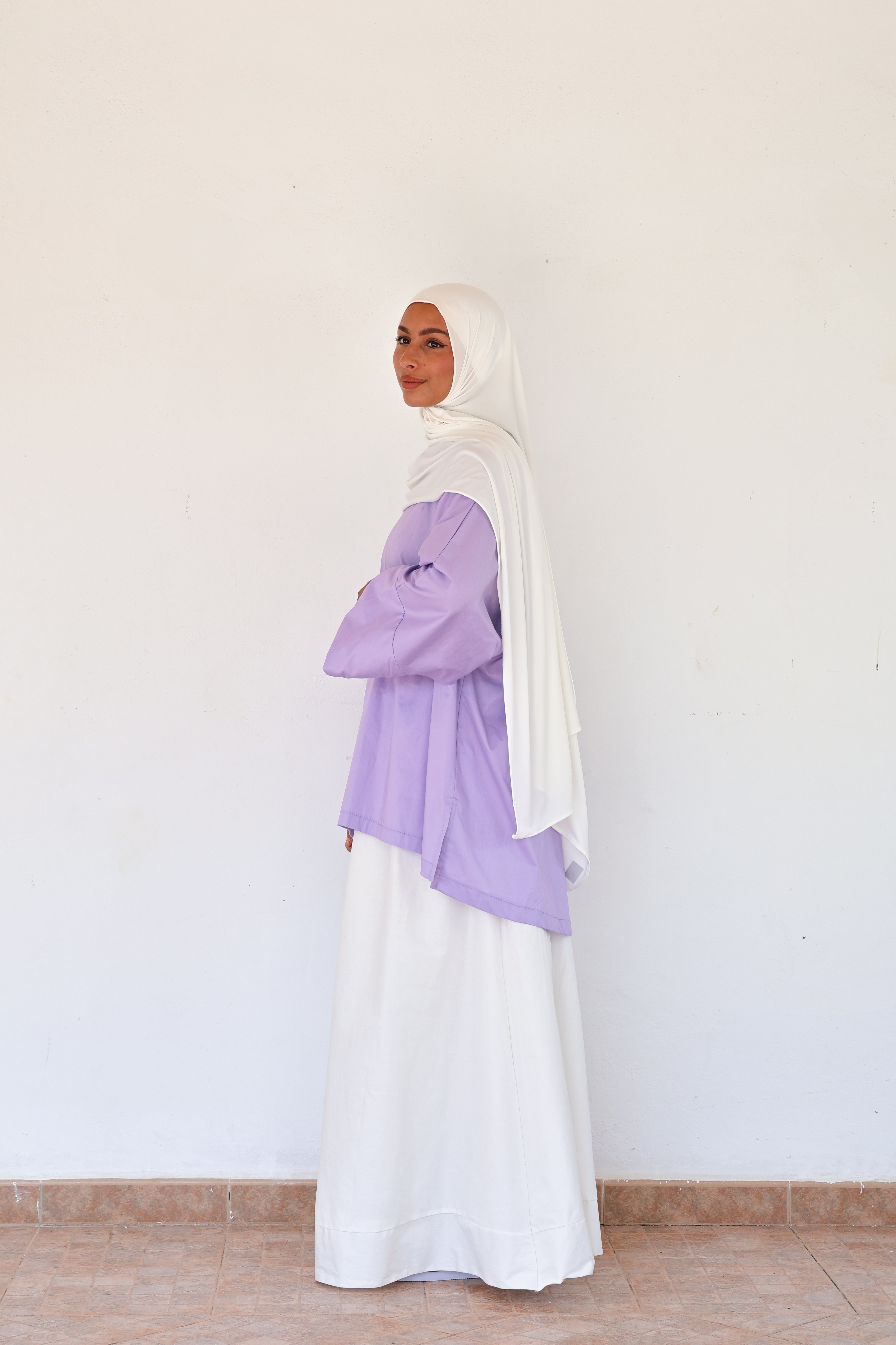 Haut NARA coton - Lila