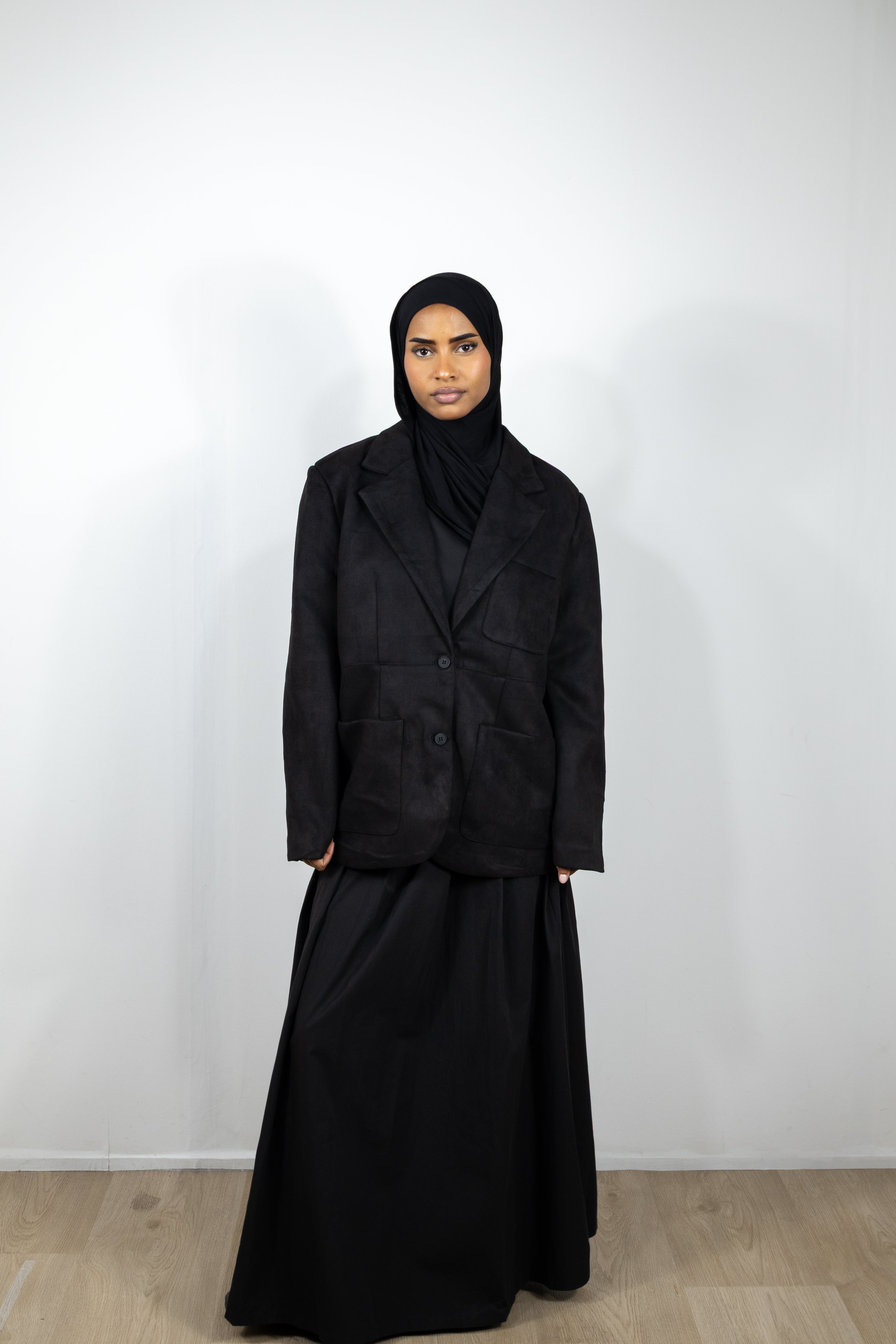 Blazer suédine - Noir