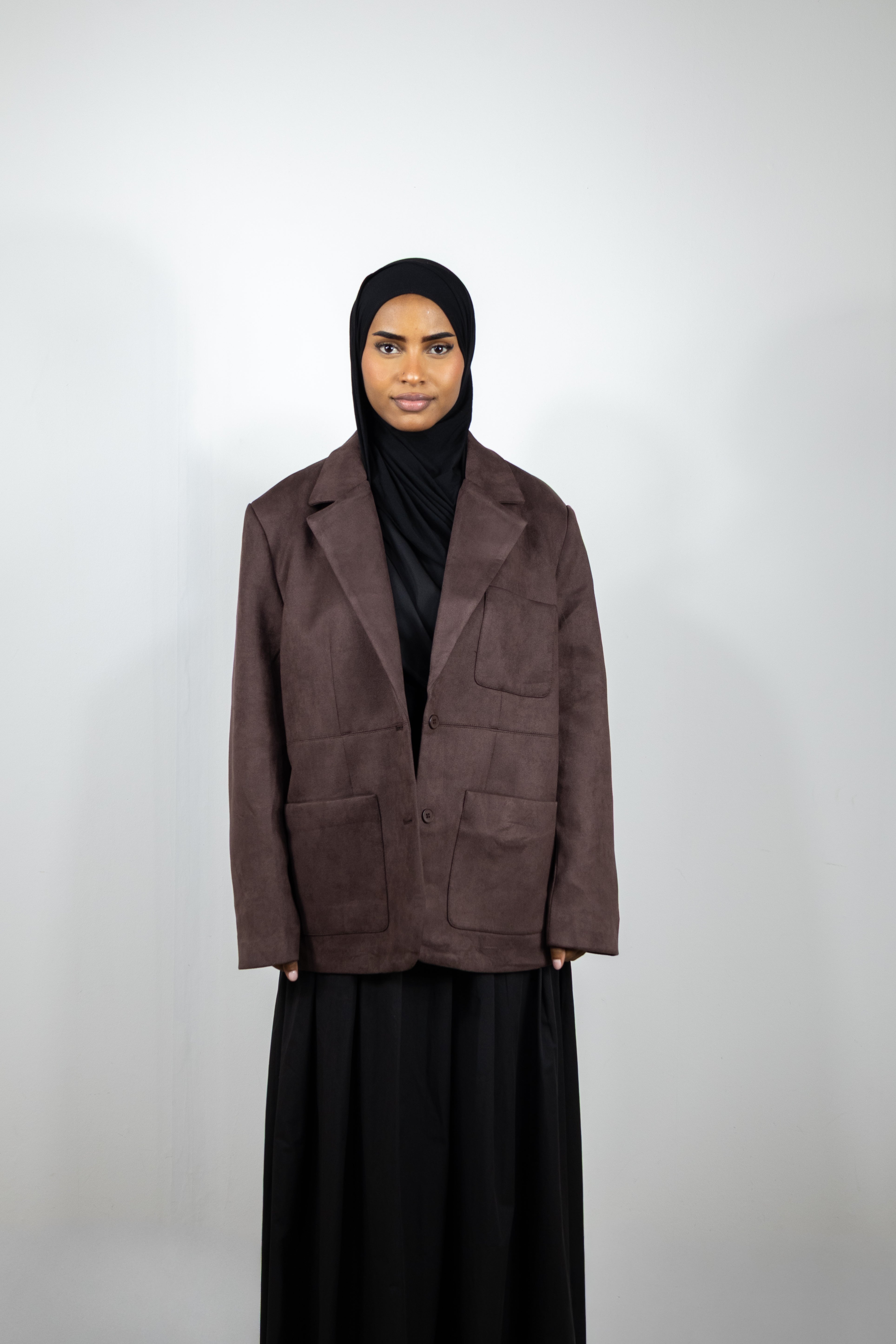 Blazer suédine - Marron