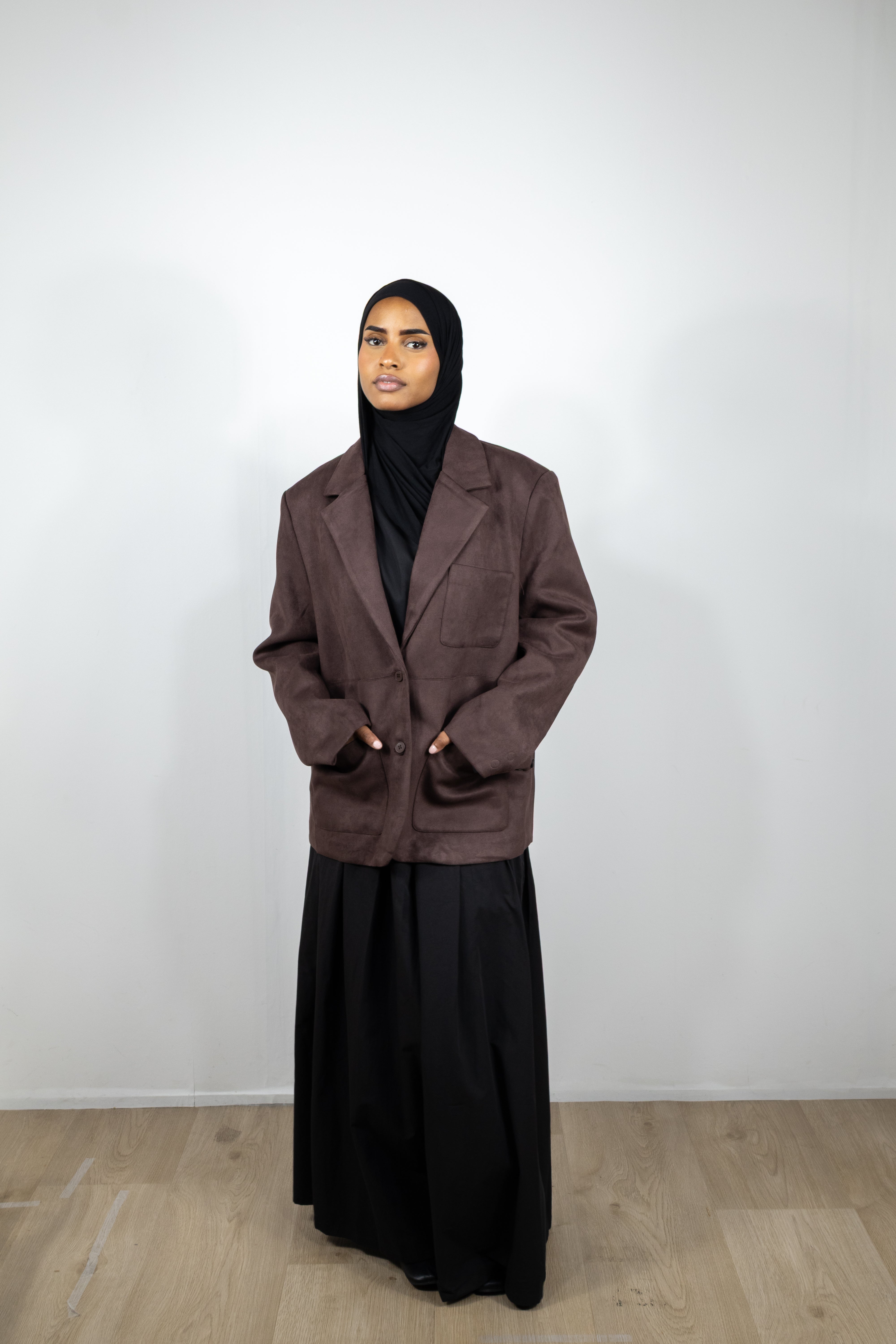 Blazer suédine - Marron