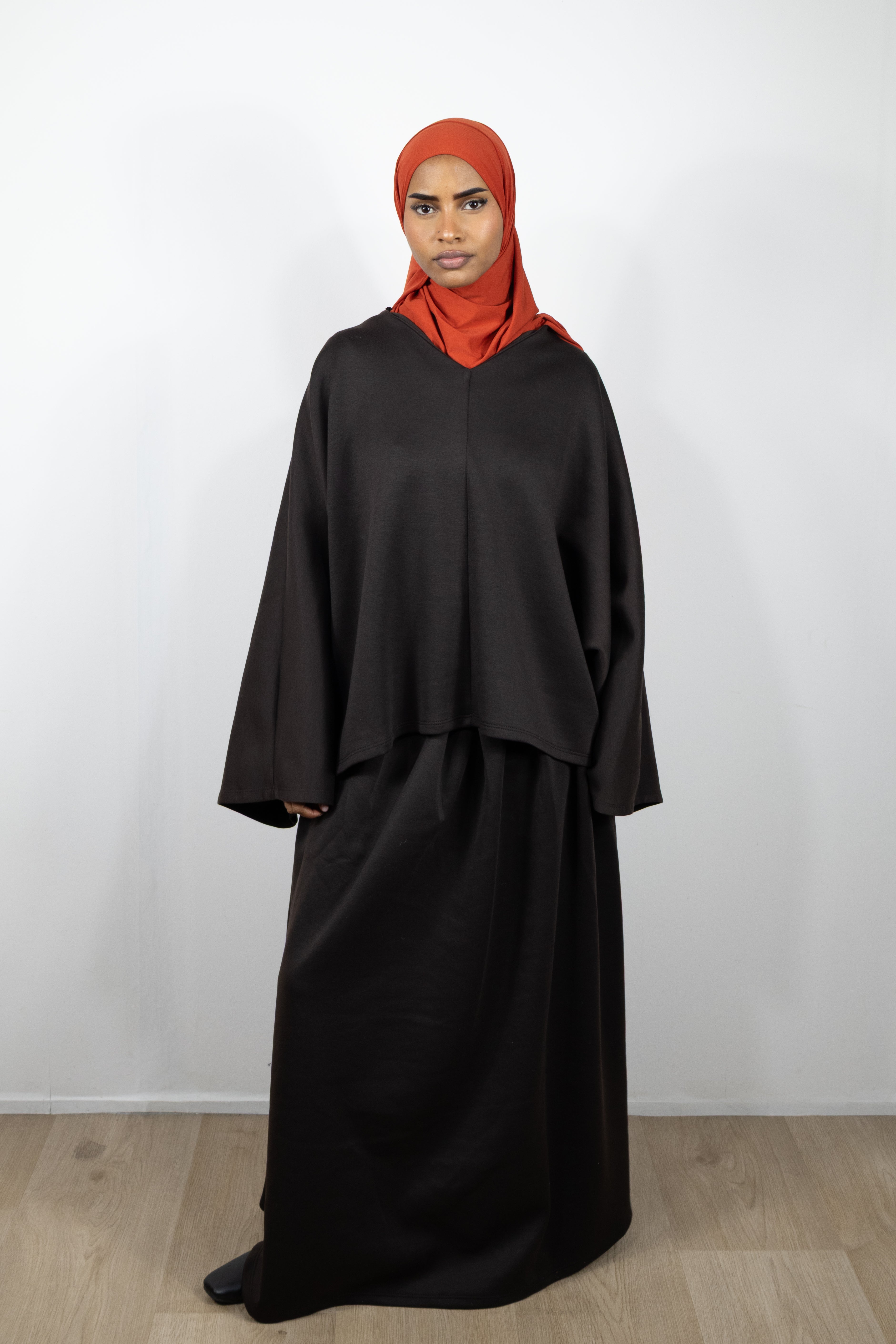 Ensemble basic jupe - Marron