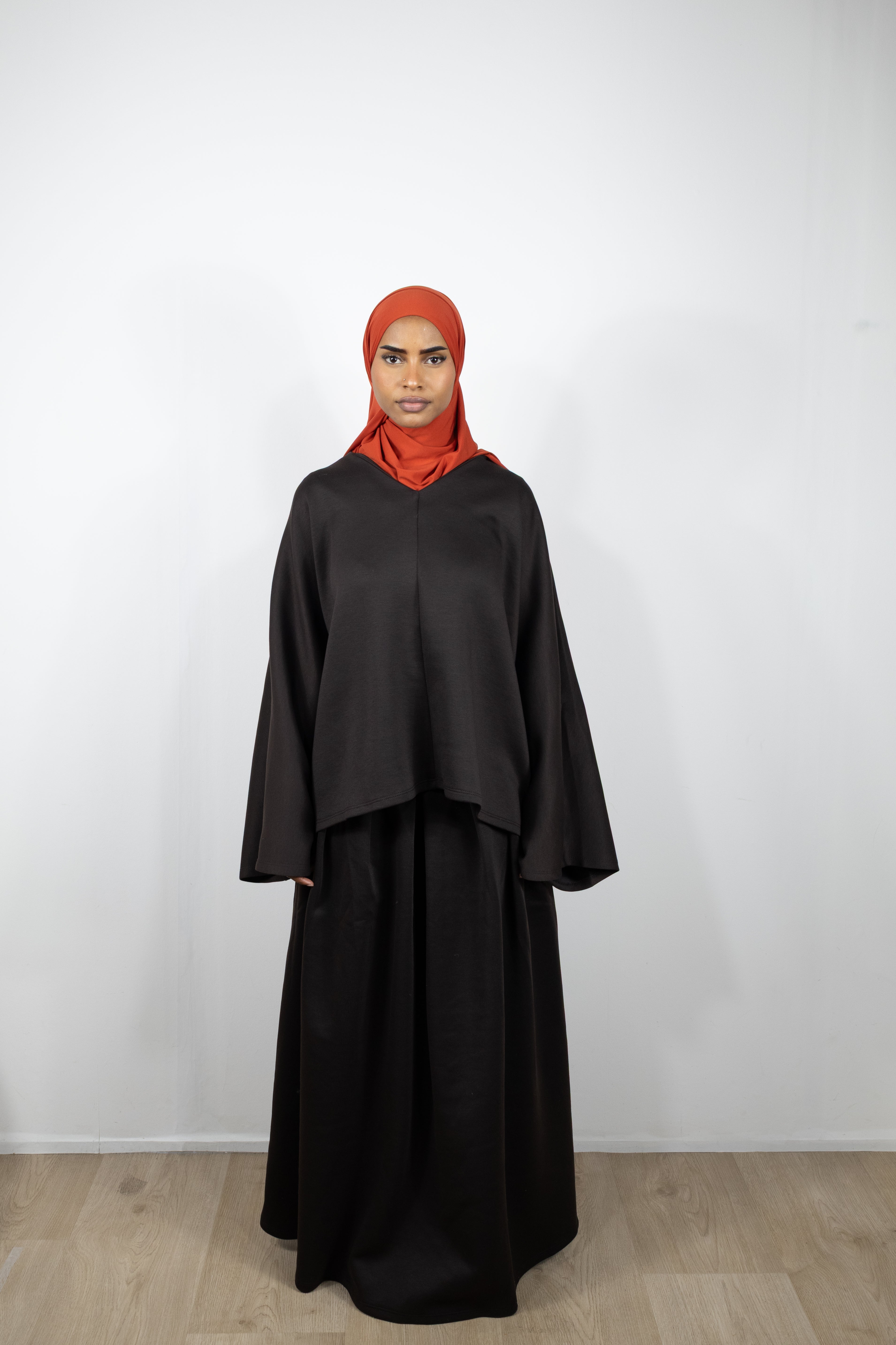 Ensemble basic jupe - Marron