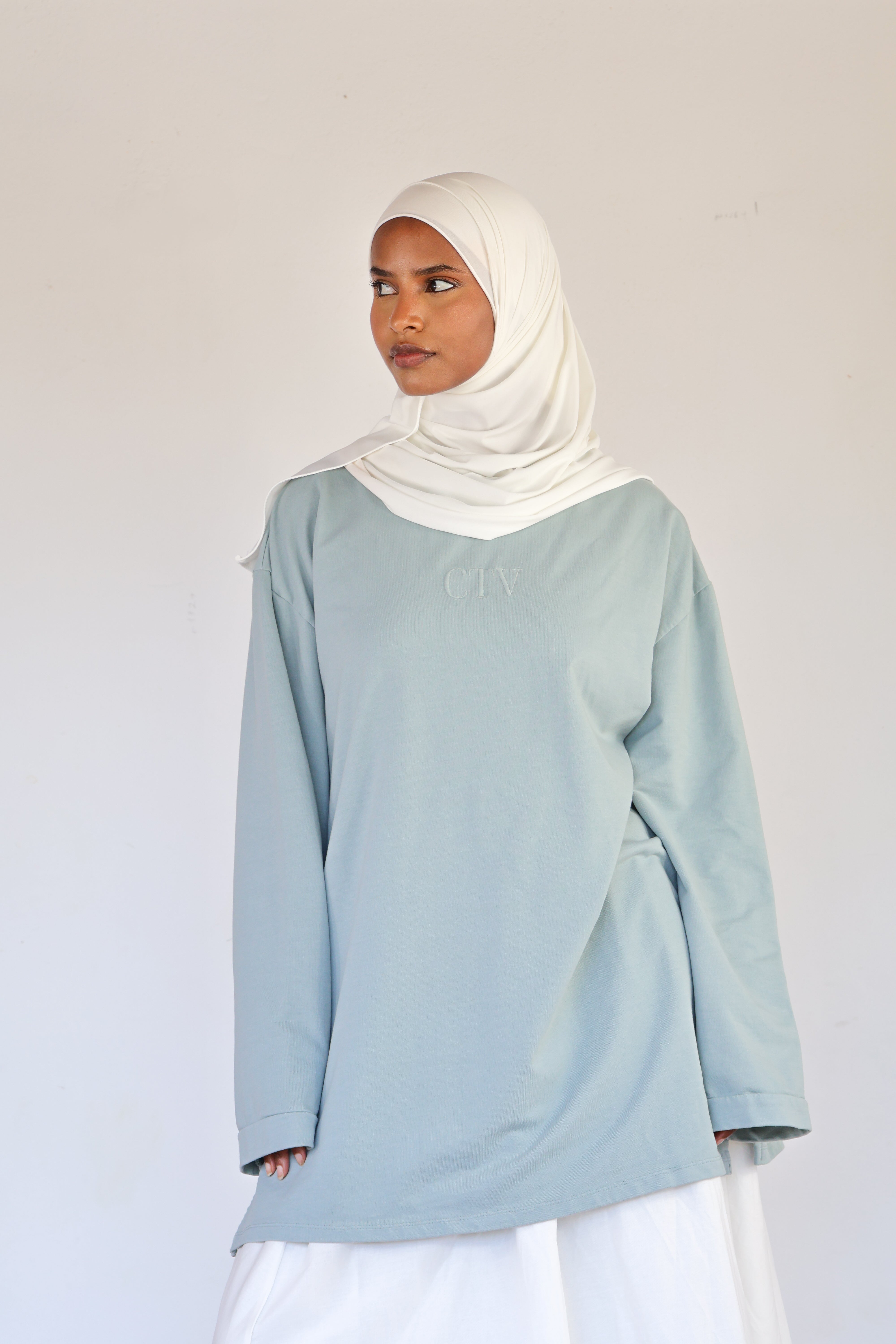 T-shirt CTV - Bleu vert