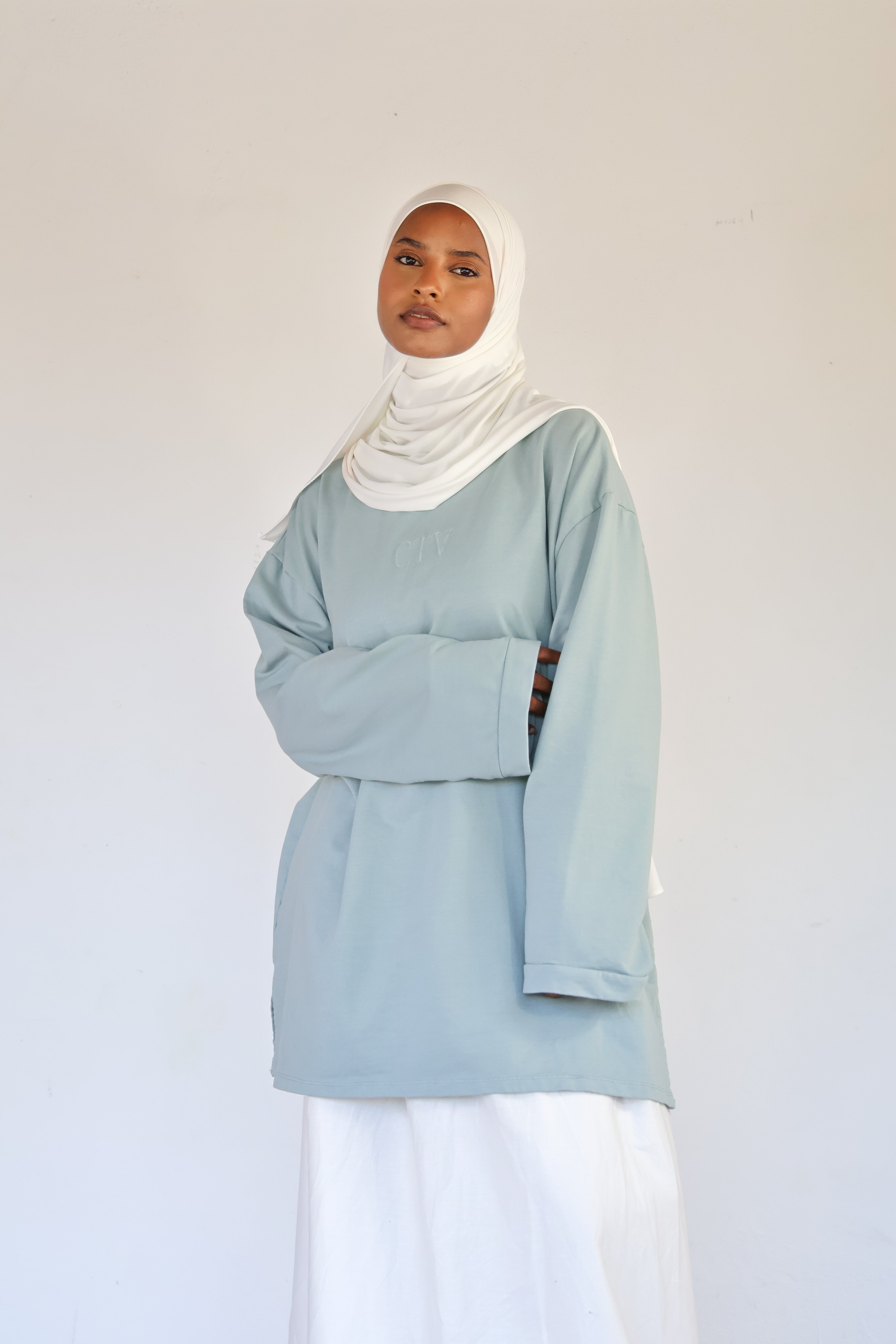 T-shirt CTV - Bleu vert