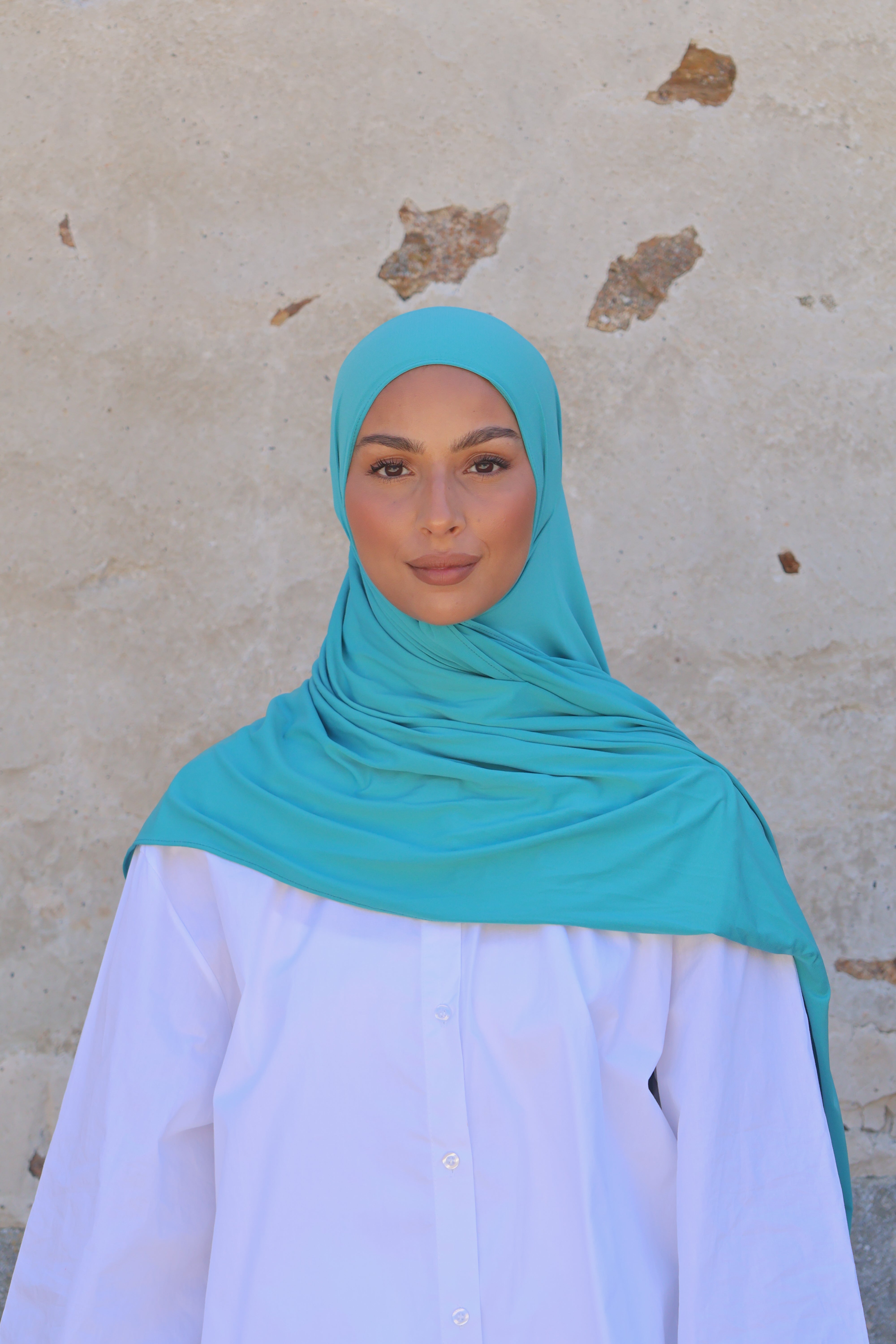 Hijab en jersey premium - Lagoon