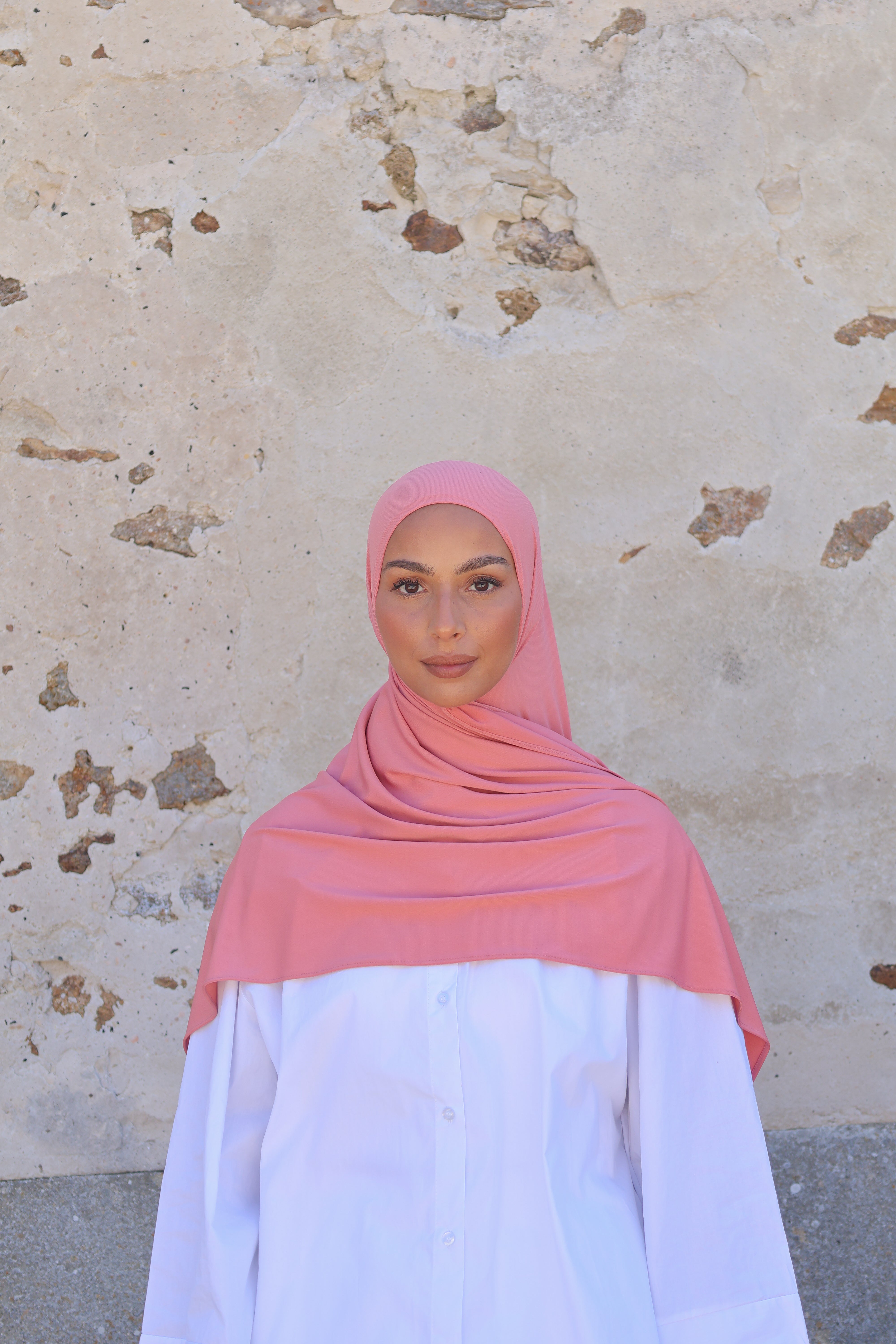 Hijab en jersey premium - Sorbet