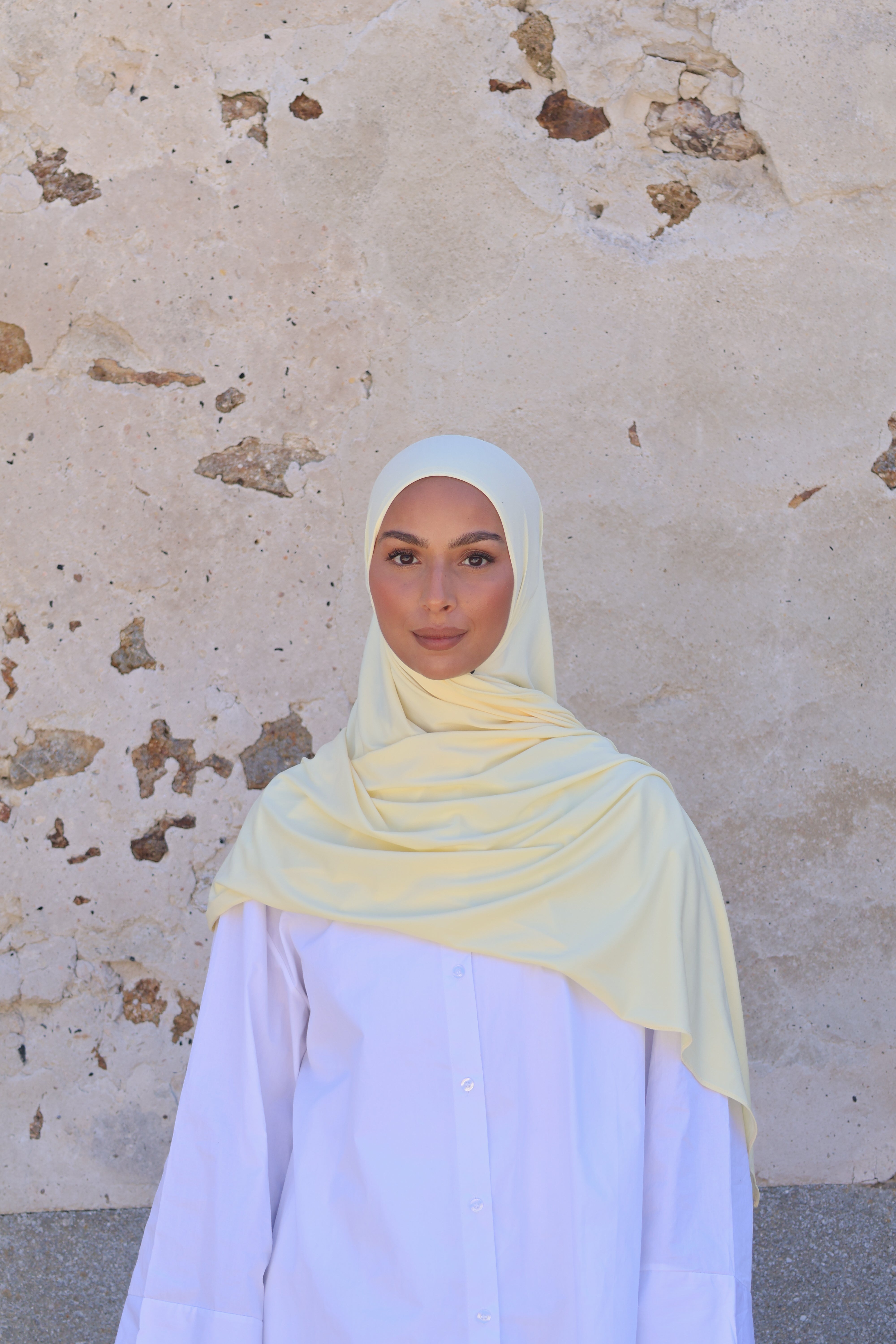 Hijab en jersey premium - Butter