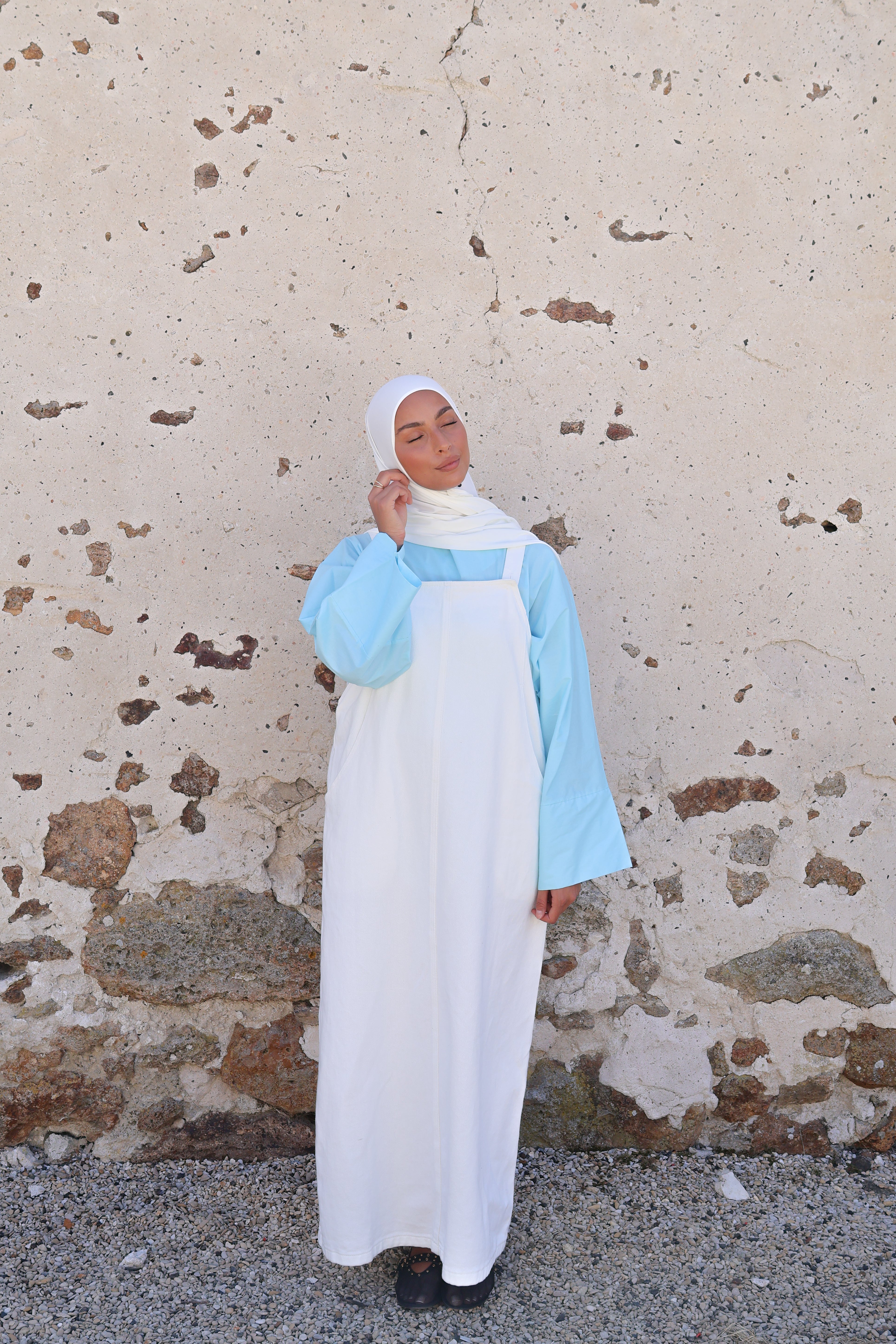 Haut NARA coton - Azur