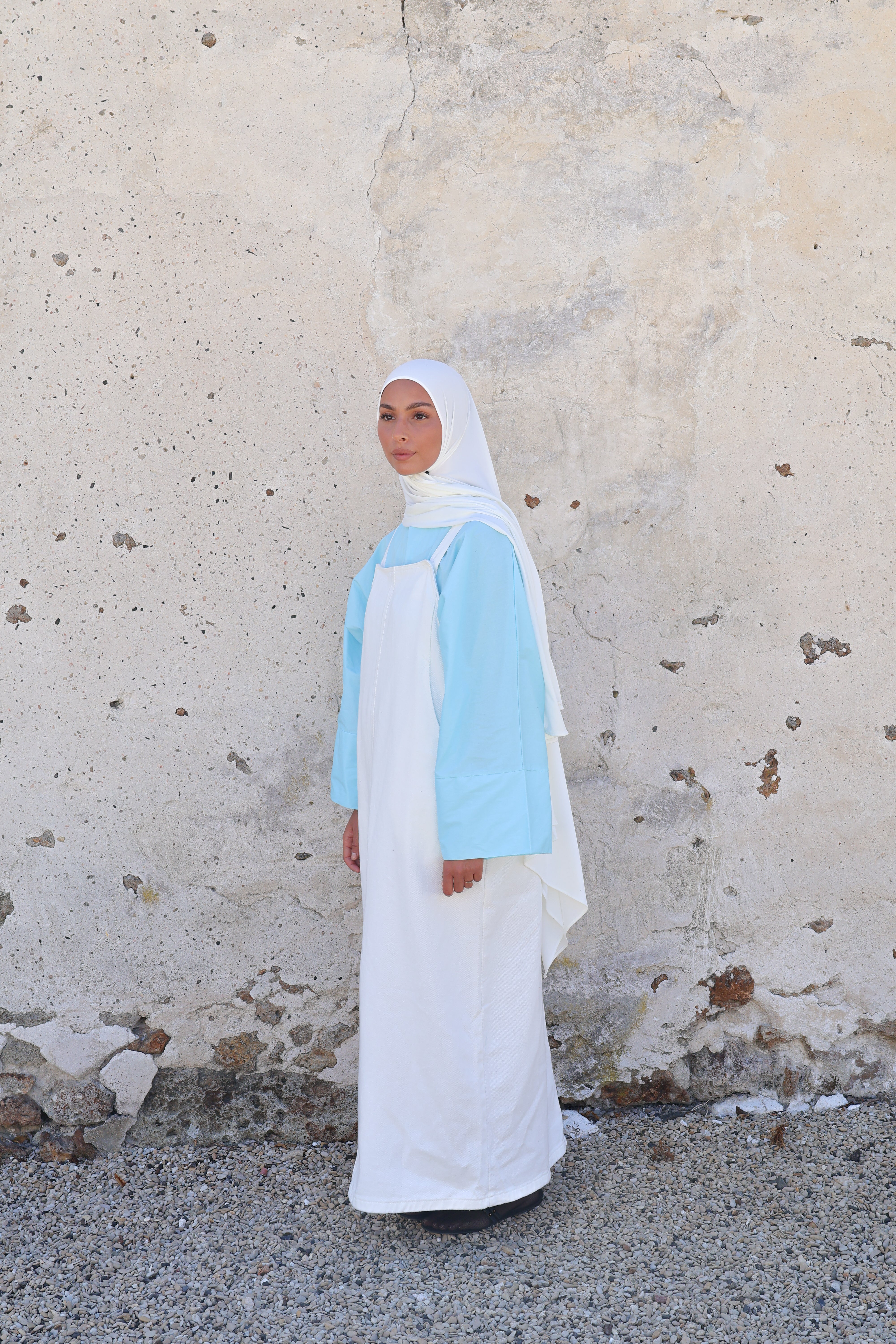 Haut NARA coton - Azur