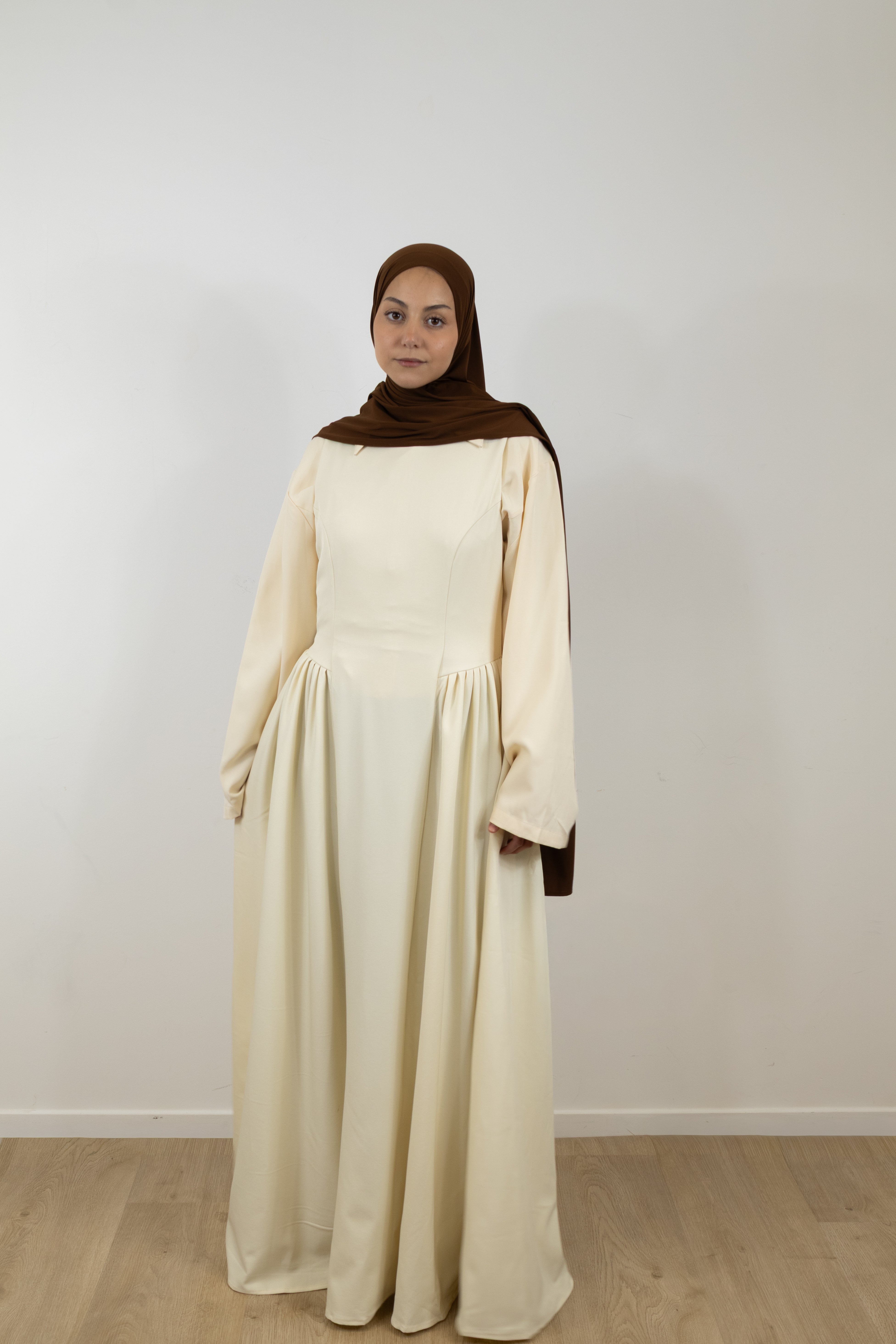 Robe sans manches silhouette longue