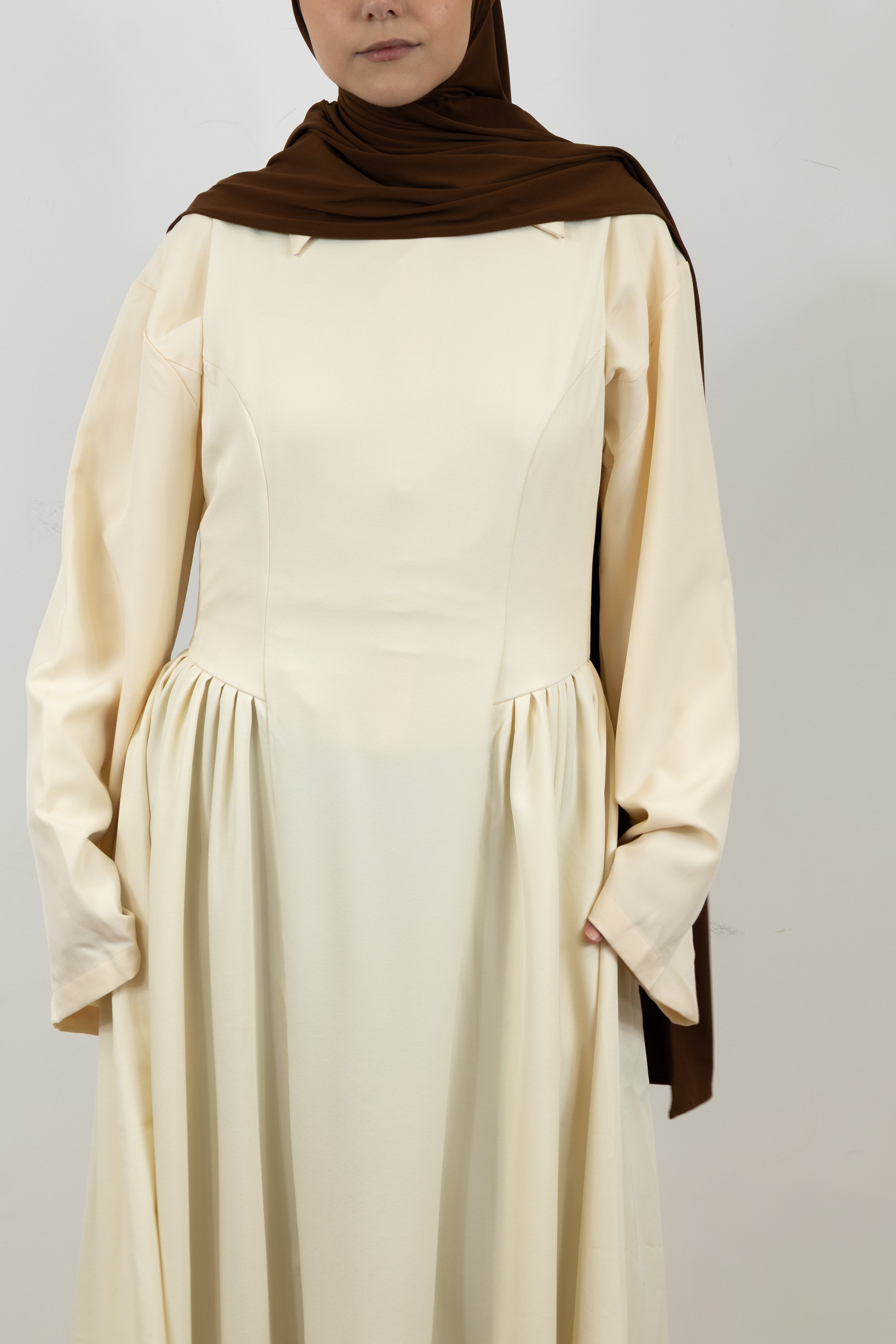 Robe sans manches silhouette longue