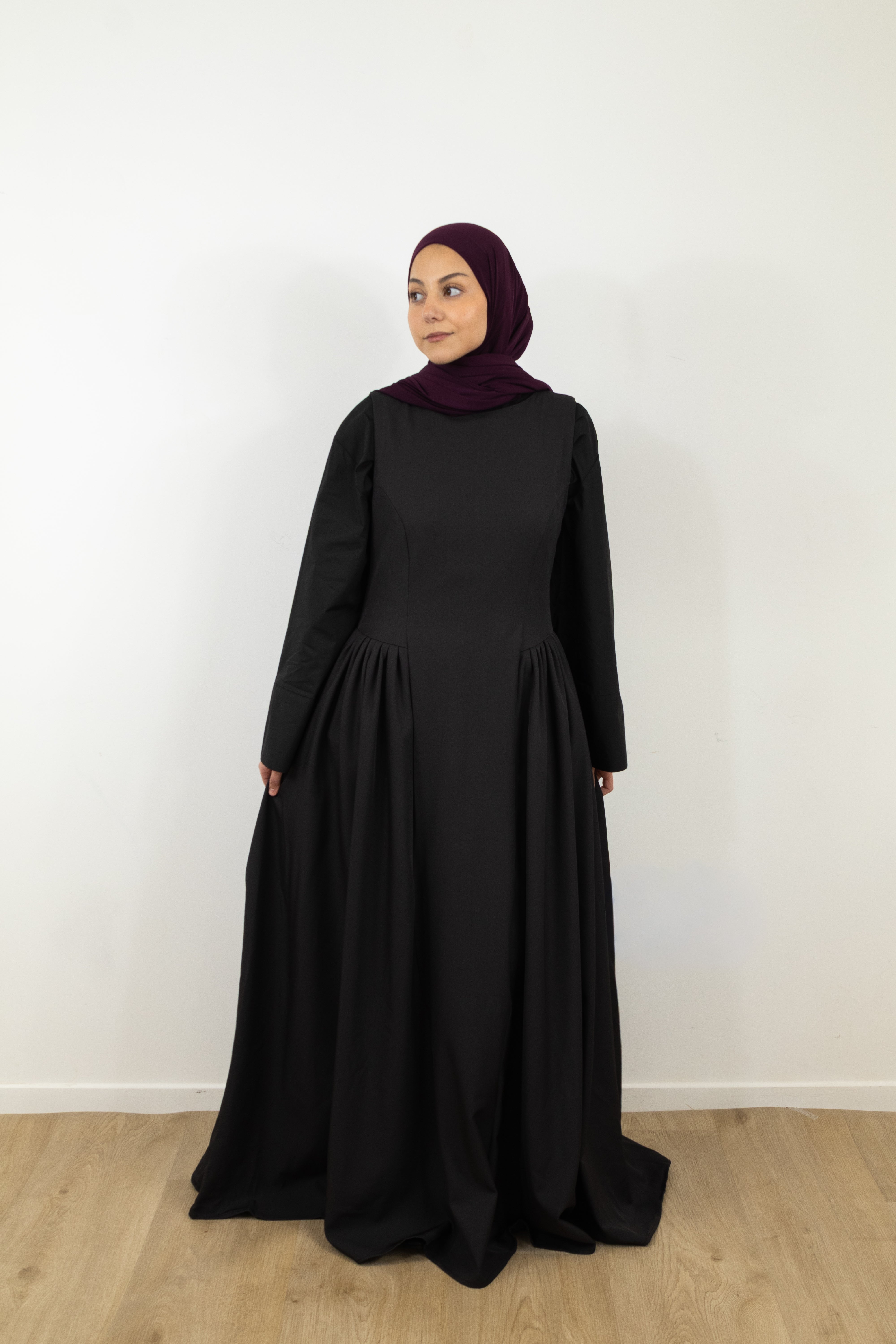 Robe sans manches silhouette longue