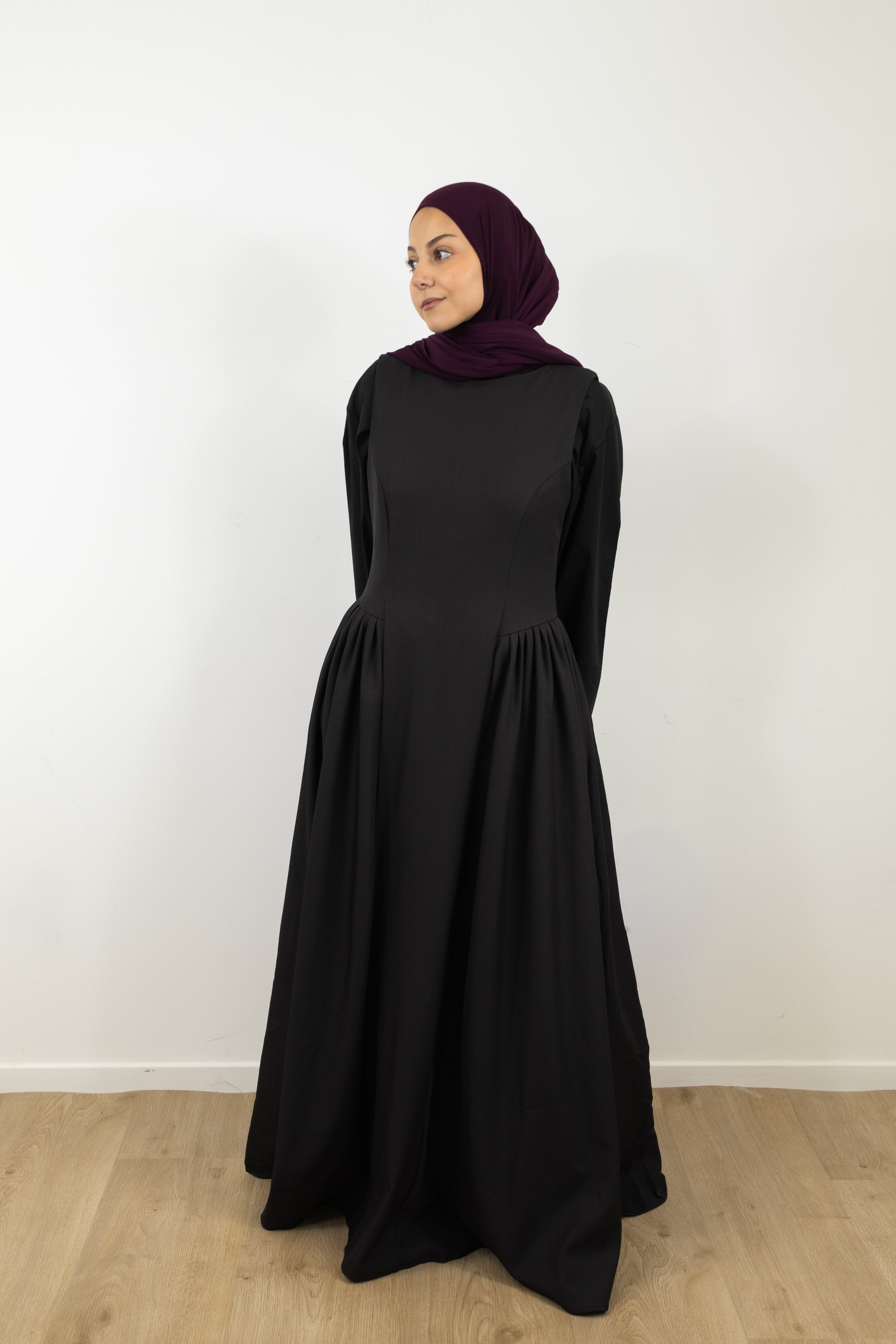 Robe sans manches silhouette longue