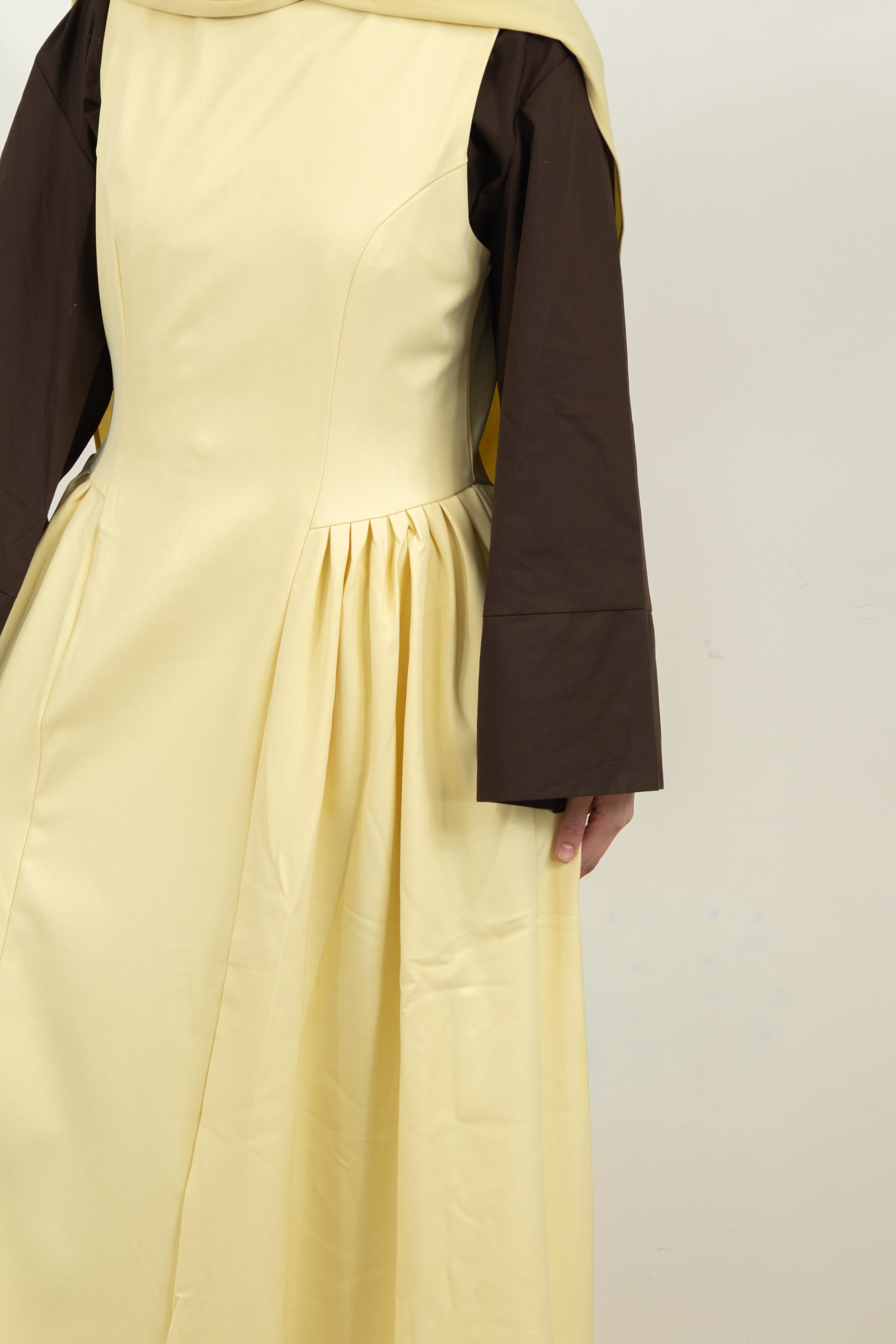 Robe sans manches silhouette longue