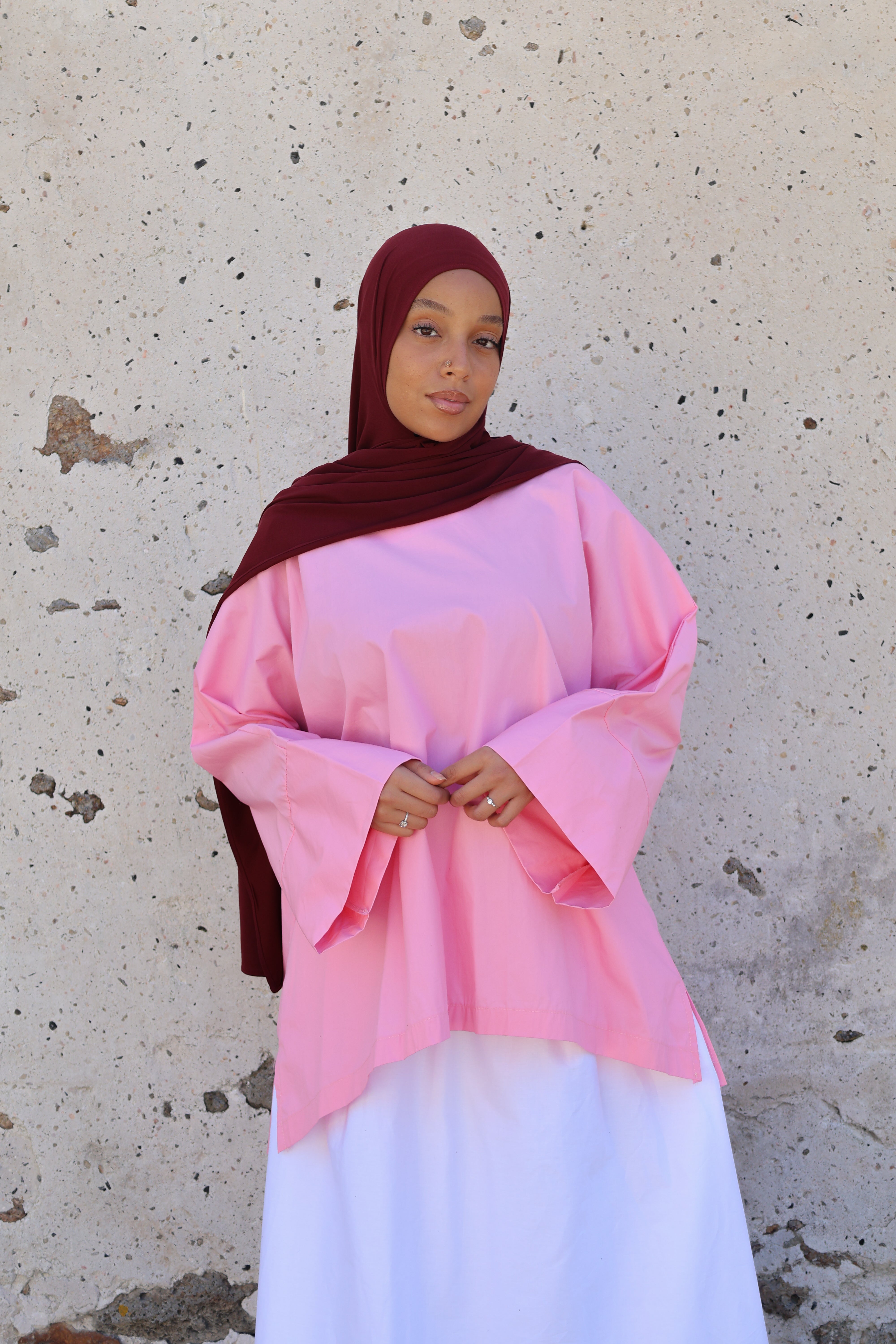 Haut NARA coton - Blush