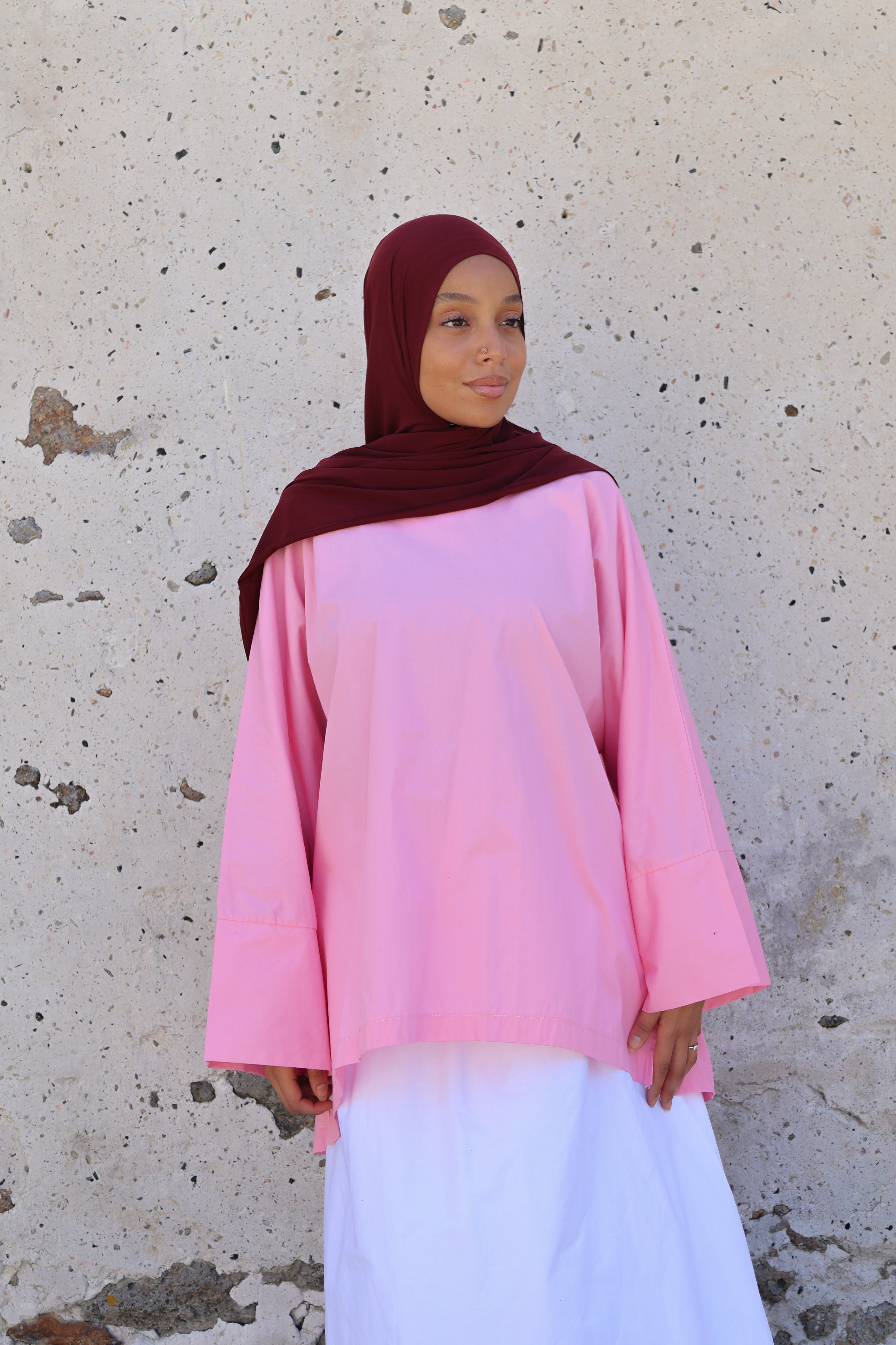 Haut NARA coton - Blush