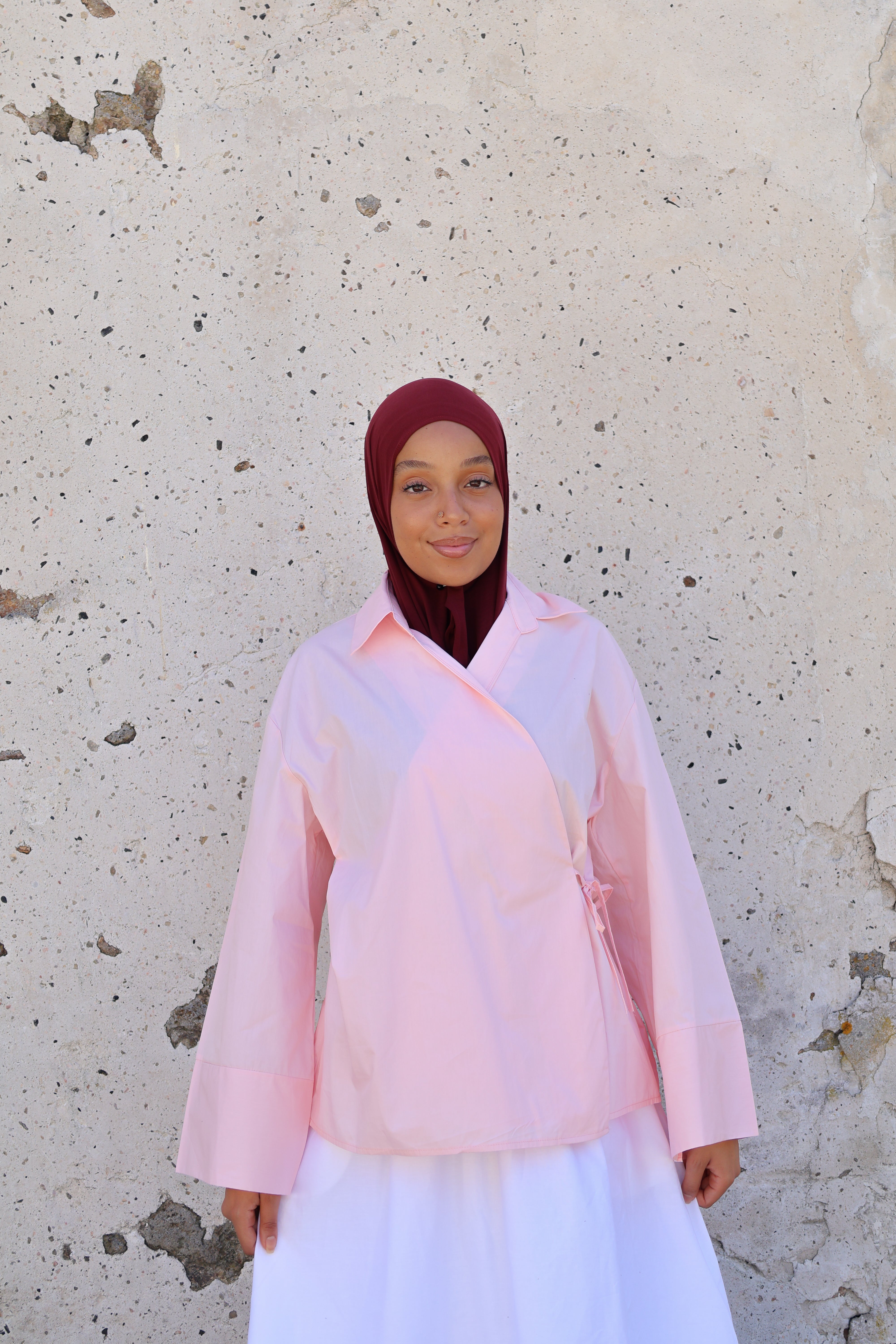 Chemise portefeuille - Rose