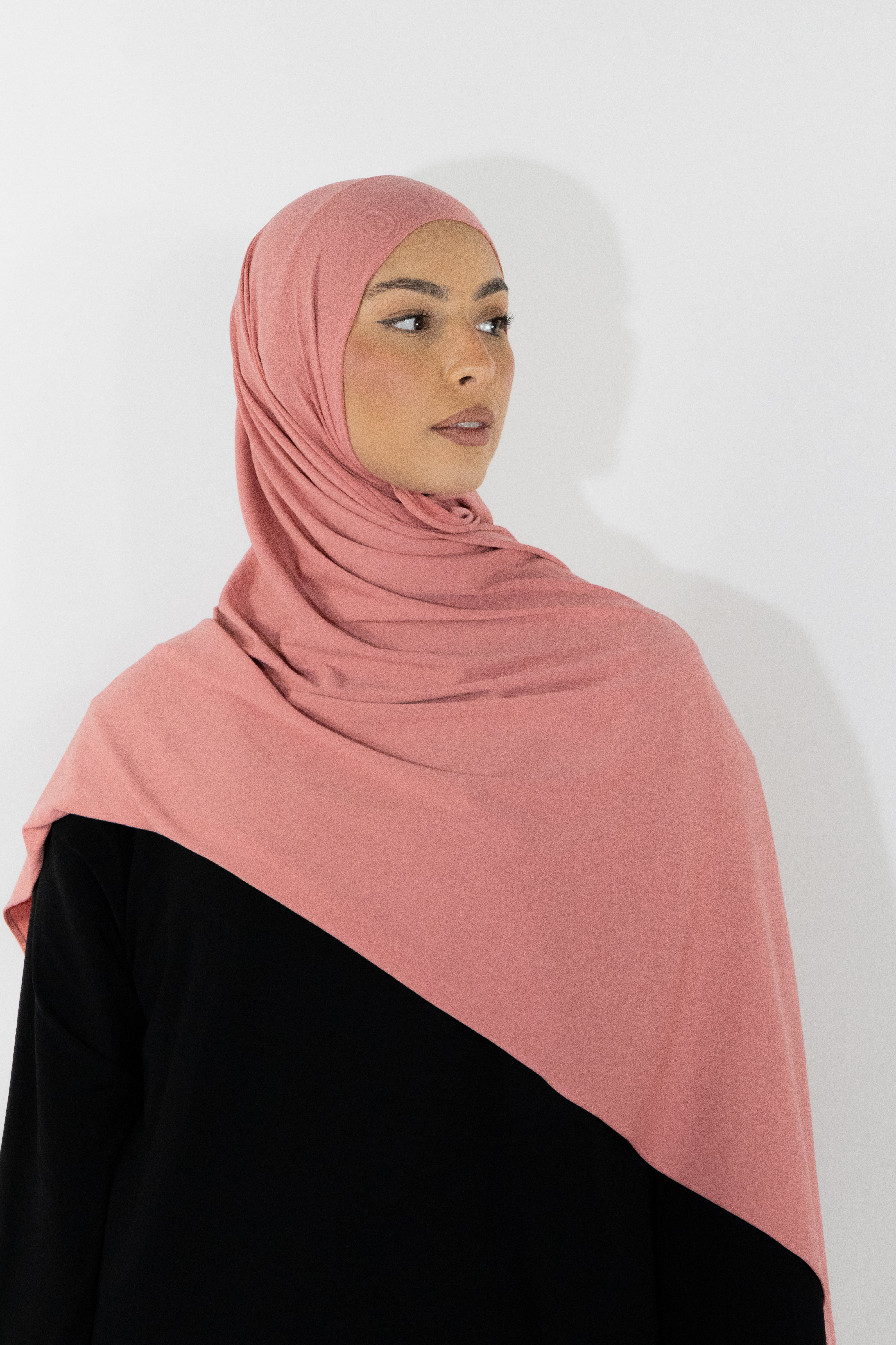 Hijab en jersey premium - Sorbet