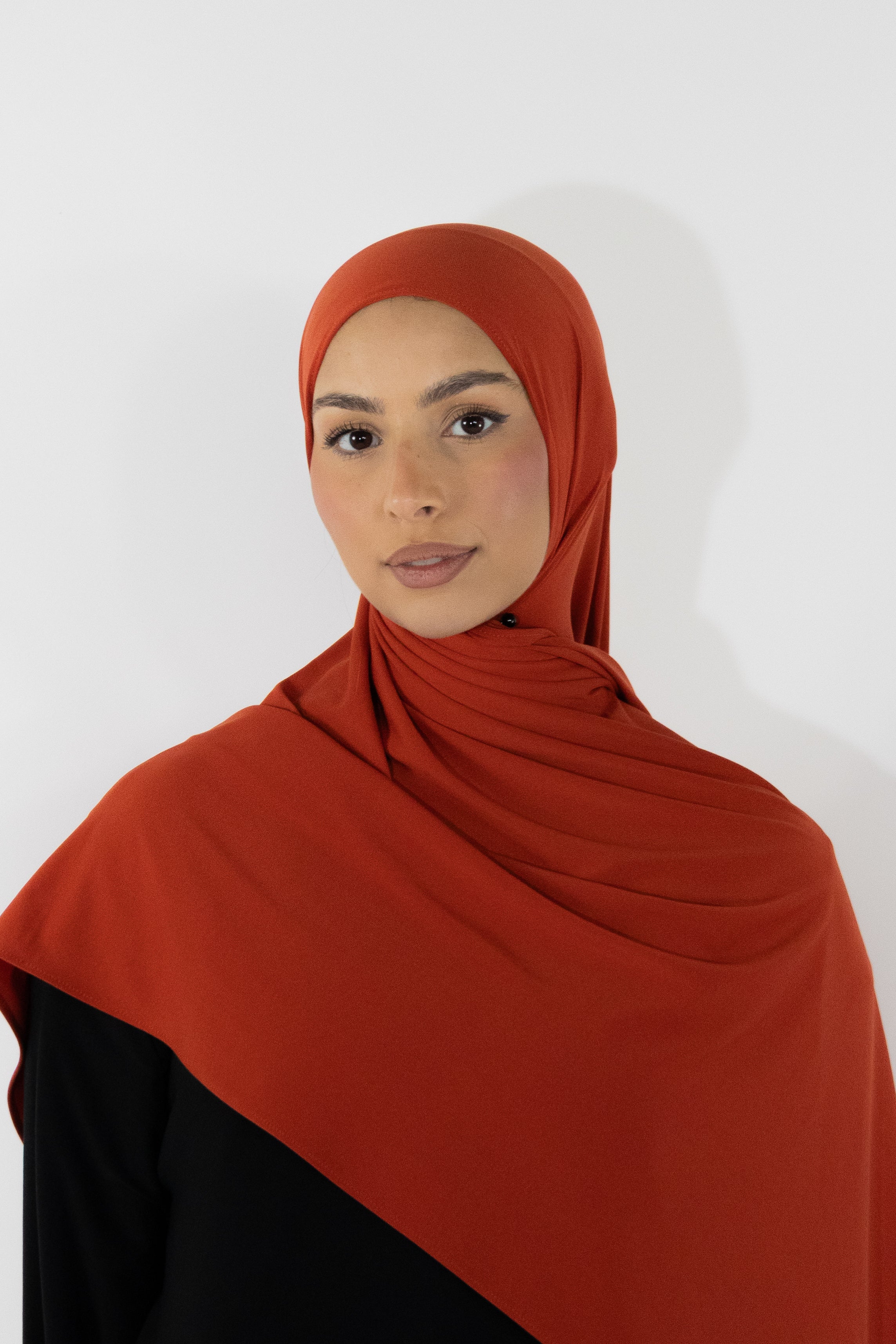 Hijab en jersey premium - Rust