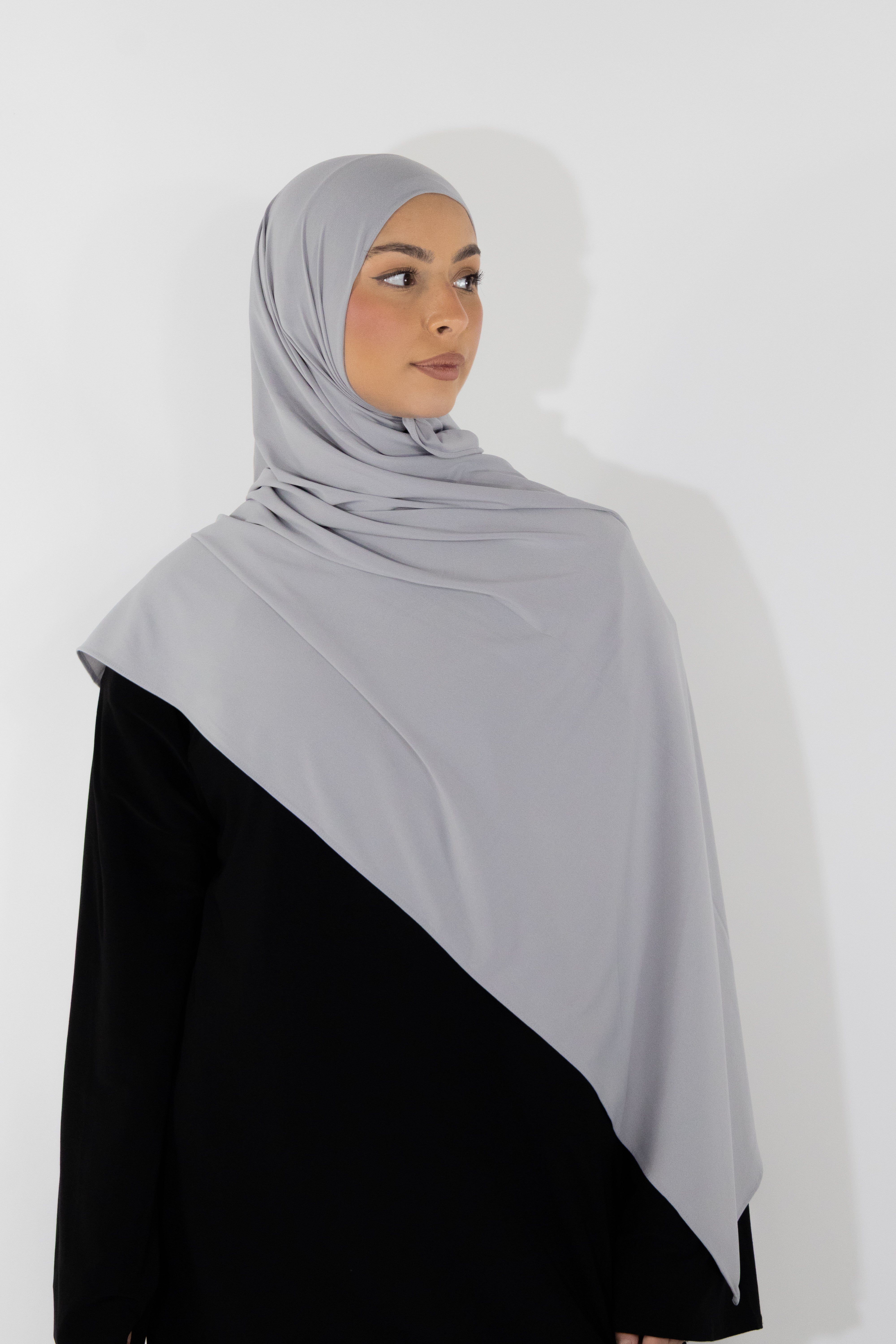 Hijab en jersey premium - Silver