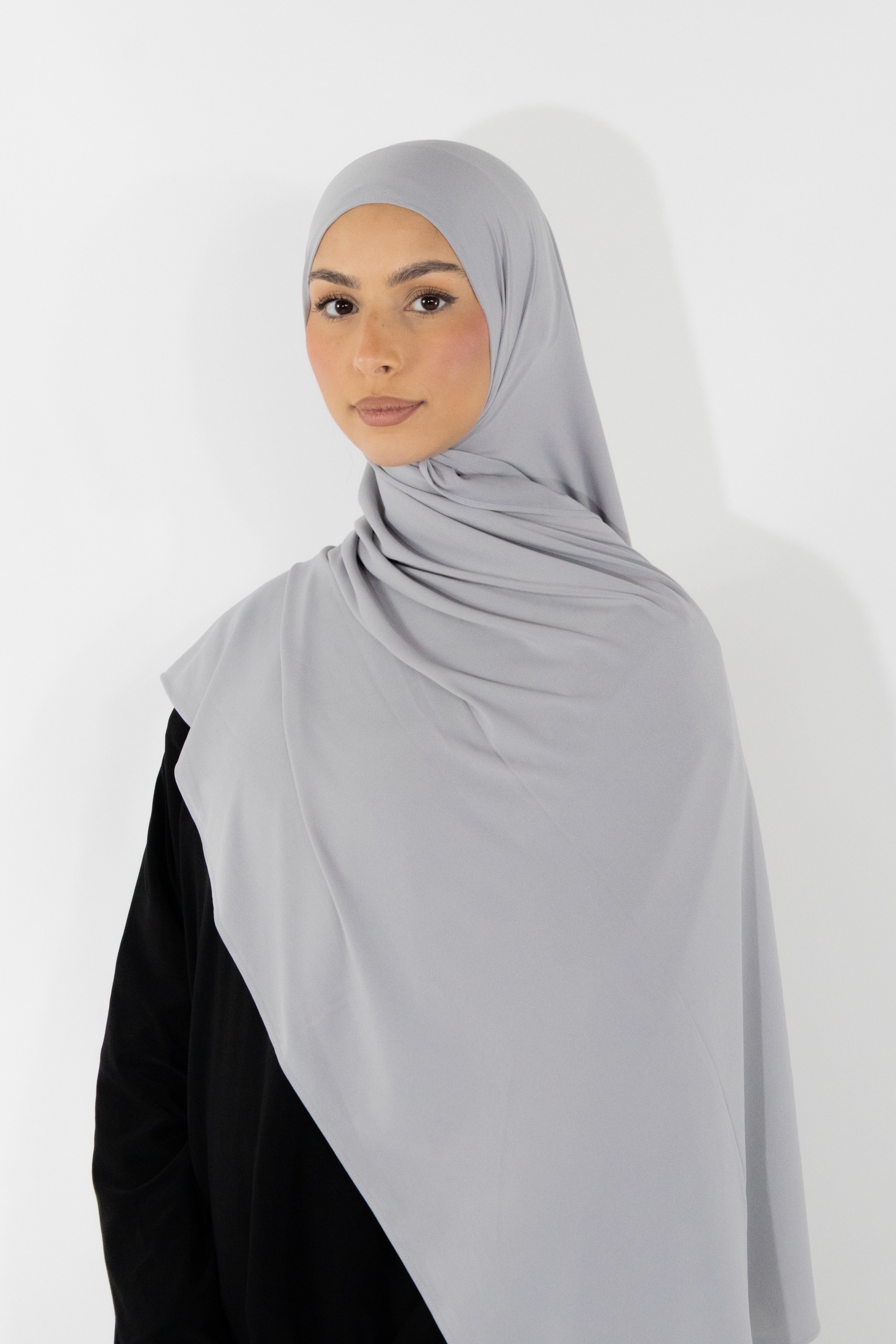 Hijab en jersey premium - Silver
